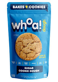 Whoa Dough Ready to Bake Sugar Cookie Cookie Dough 6 units per case 6.9 oz Product Label