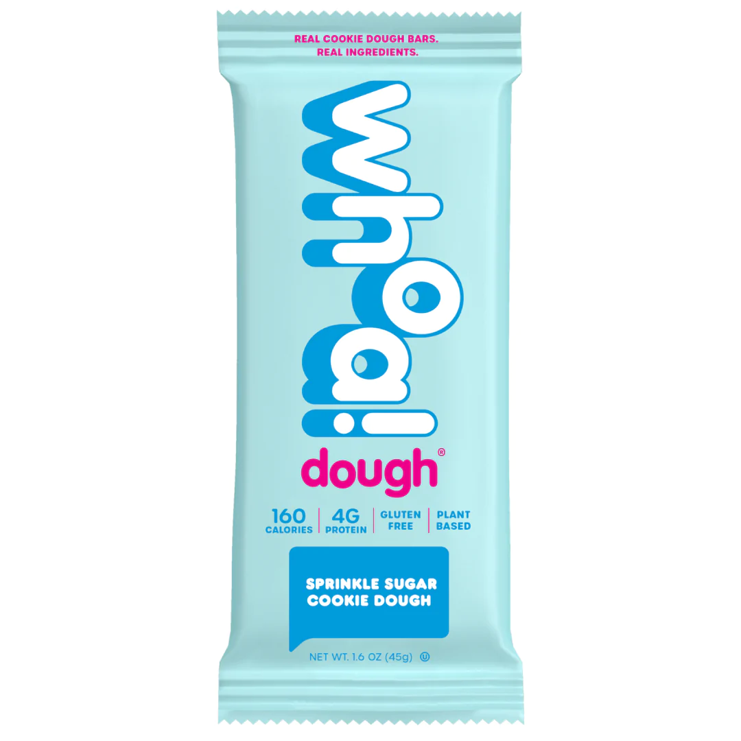 Whoa Dough Sprinkle Sugar Cookie Dough Bar 6 innerpacks per case 1.6 oz