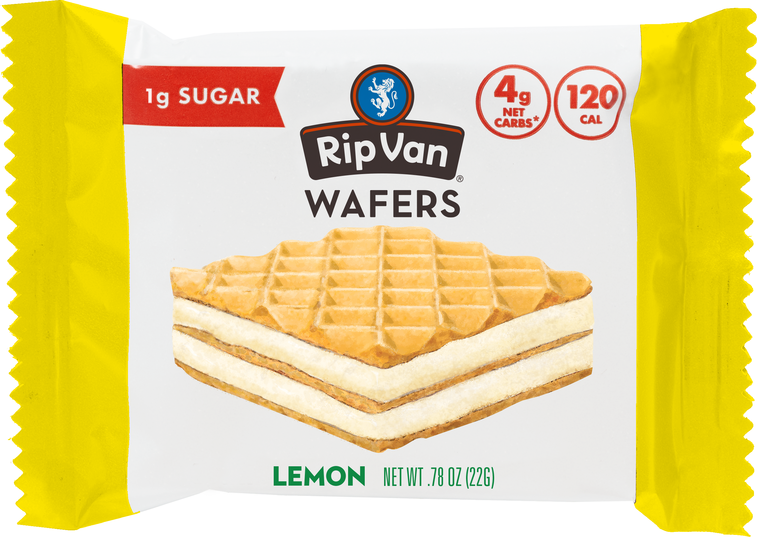Rip Van Wafers - Lemon 6 innerpacks per case 0.8 oz