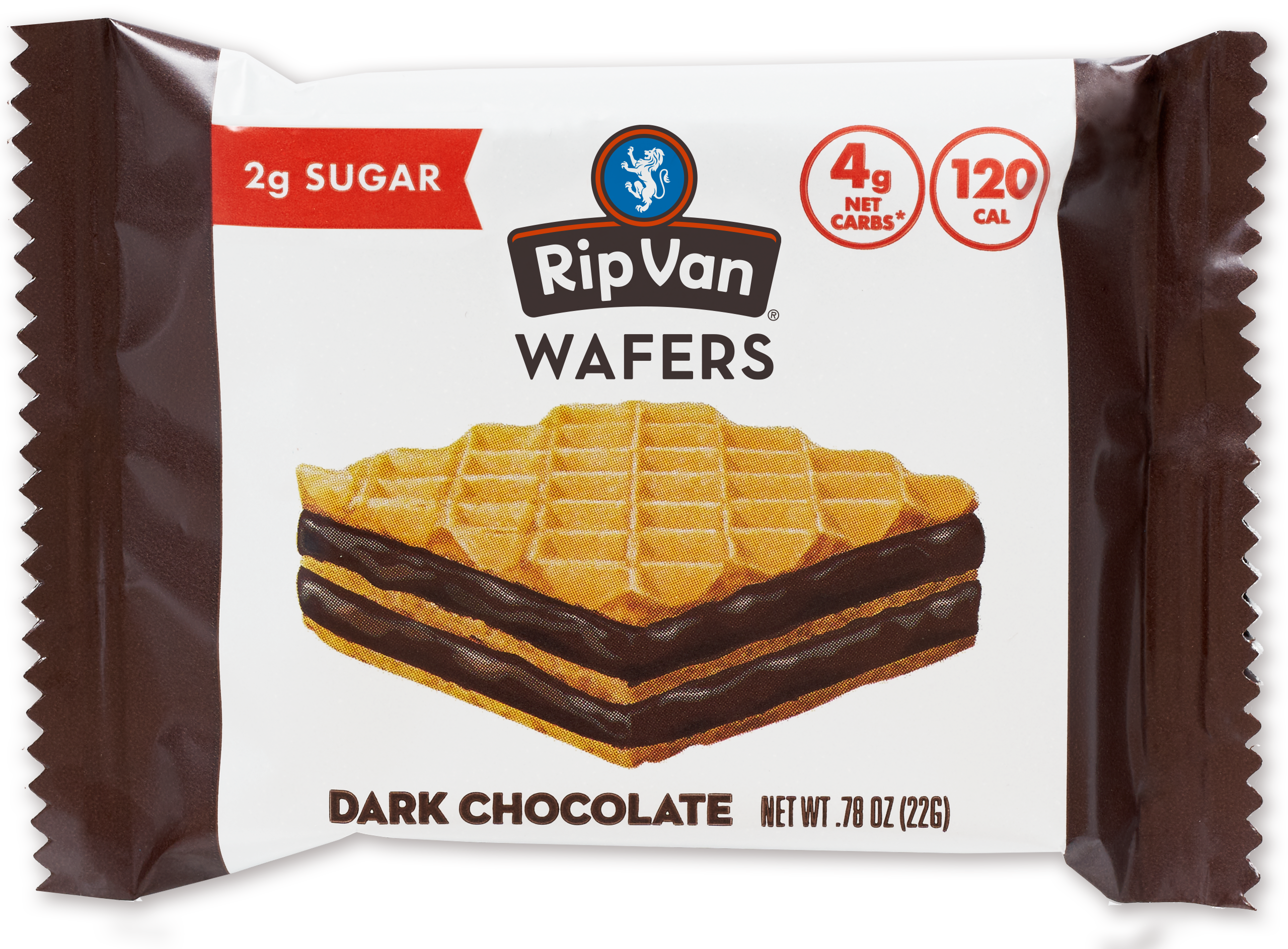 Rip Van Wafers - Dark Chocolate 6 innerpacks per case 0.8 oz