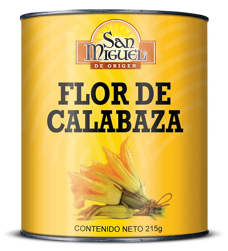 San Miguel Zucchini Flower Can 215 Gr 24 units per case 215 g