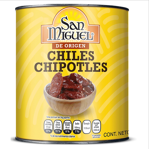 San Miguel Whole Chipotle Peppers Pouch 200 Gr 12 units per case 200 g