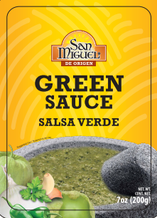 San Miguel Green Sauce Pouch 200 Gr 12 units per case 200 g