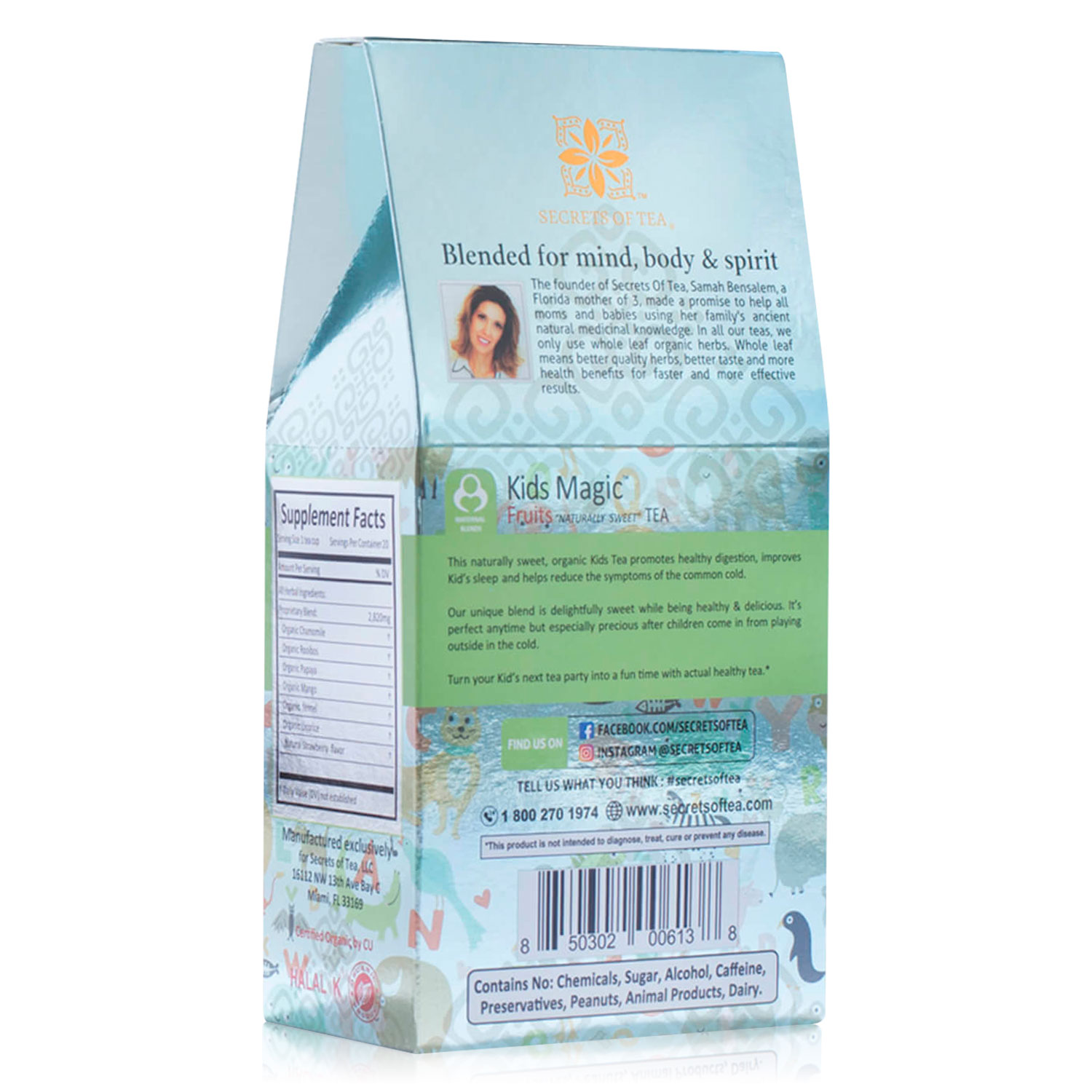 Secrets of Tea Kids Magic Fruits Tea 2 innerpacks per case 2.0 oz