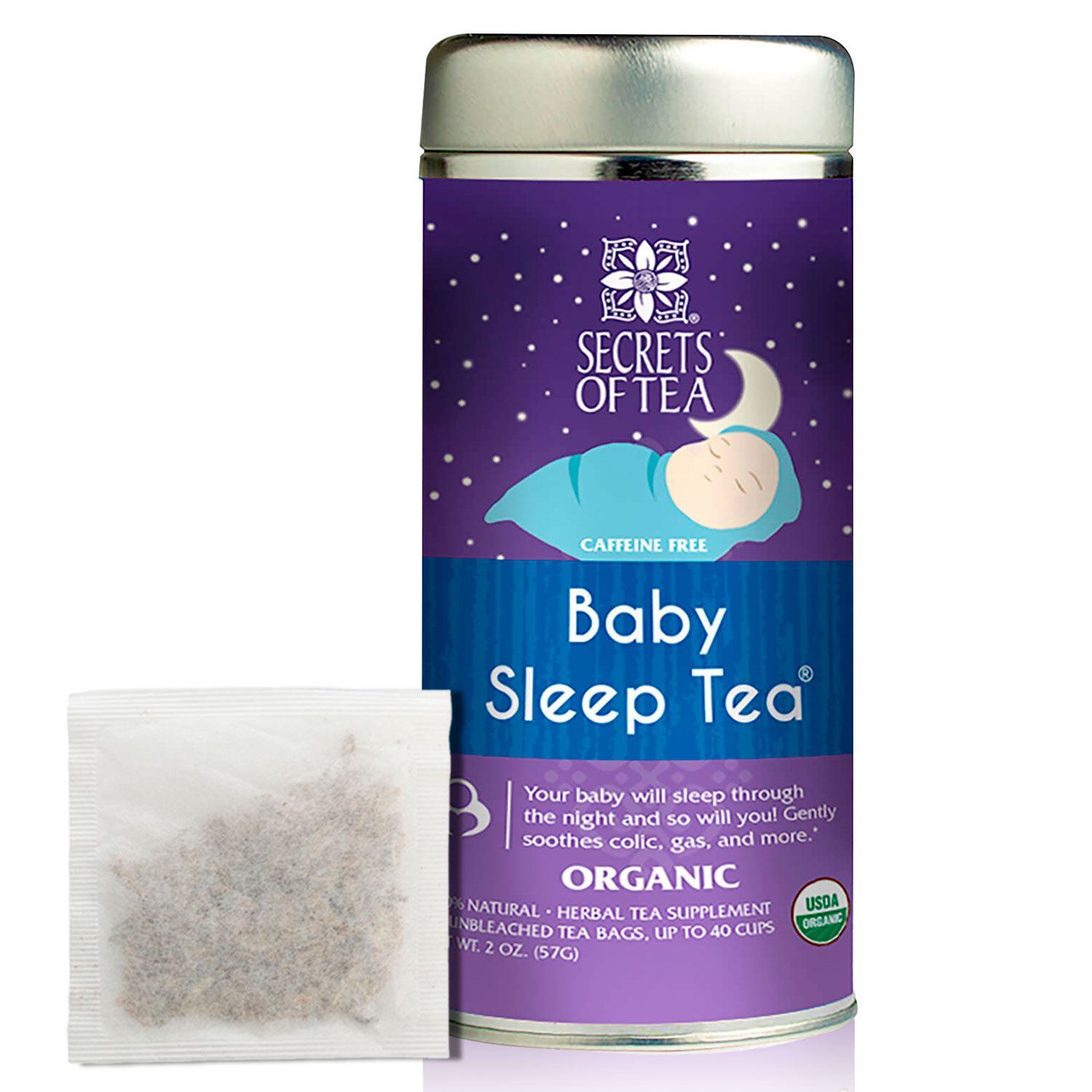 Secrets of Tea Baby Sleep Tea 4 innerpacks per case 2.0 oz