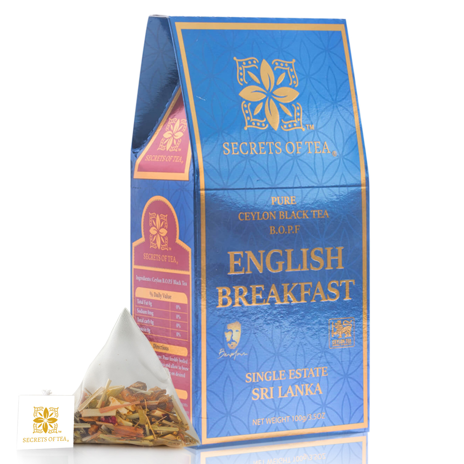 Secrets of Tea English Breakfast Tea 2 innerpacks per case 2.0 oz