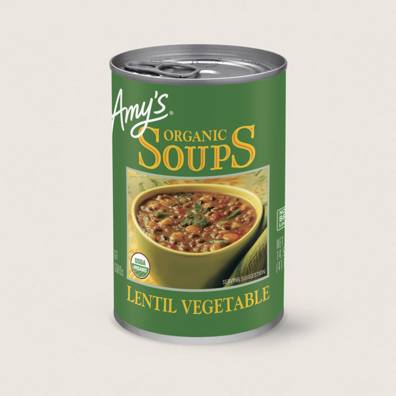 Amy's Kitchen Organic Lentil Vegetable Soup 12 units per case 14.5 oz