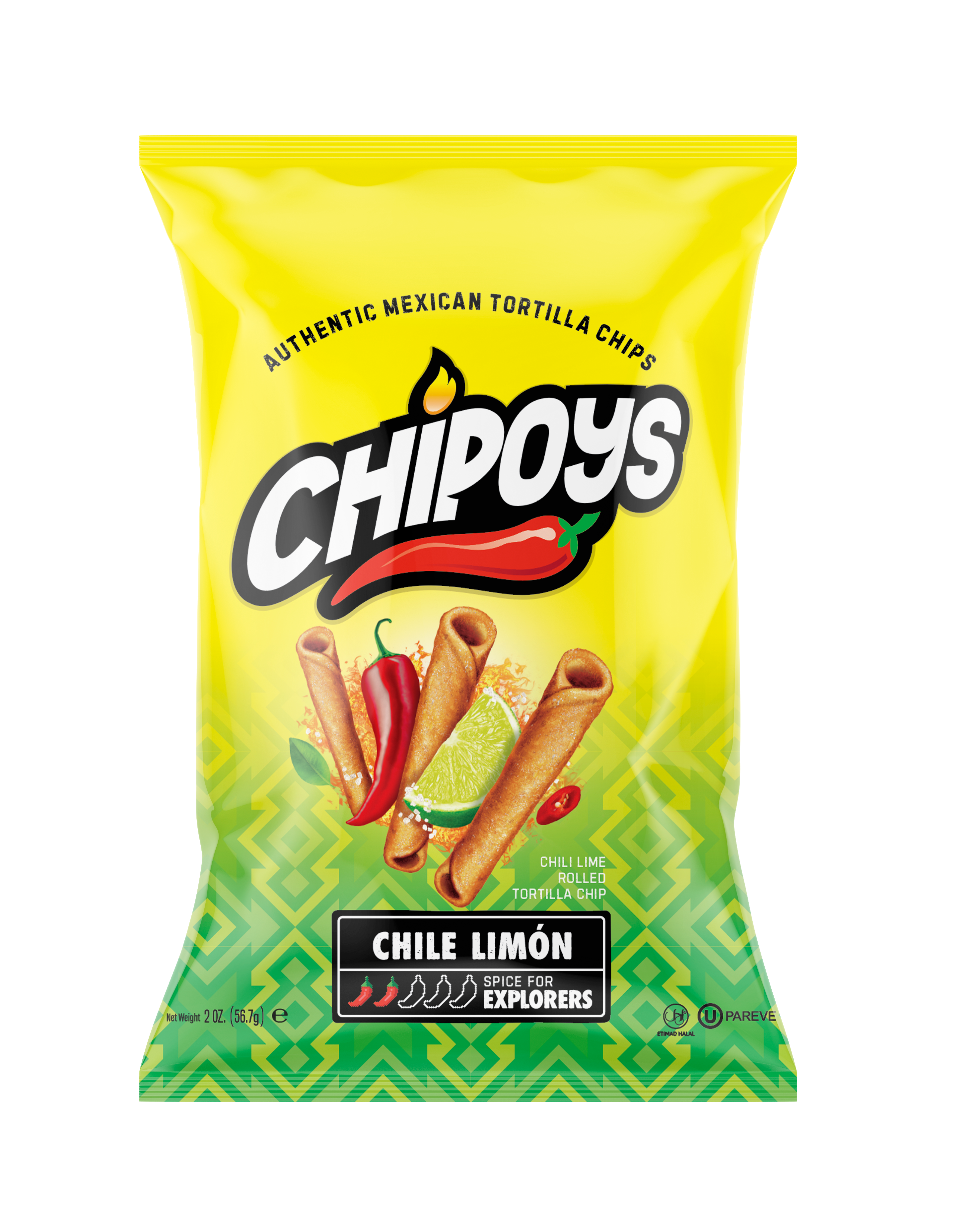 CHIPOYS Chile Limon 2 oz 12 innerpacks per case 57 g