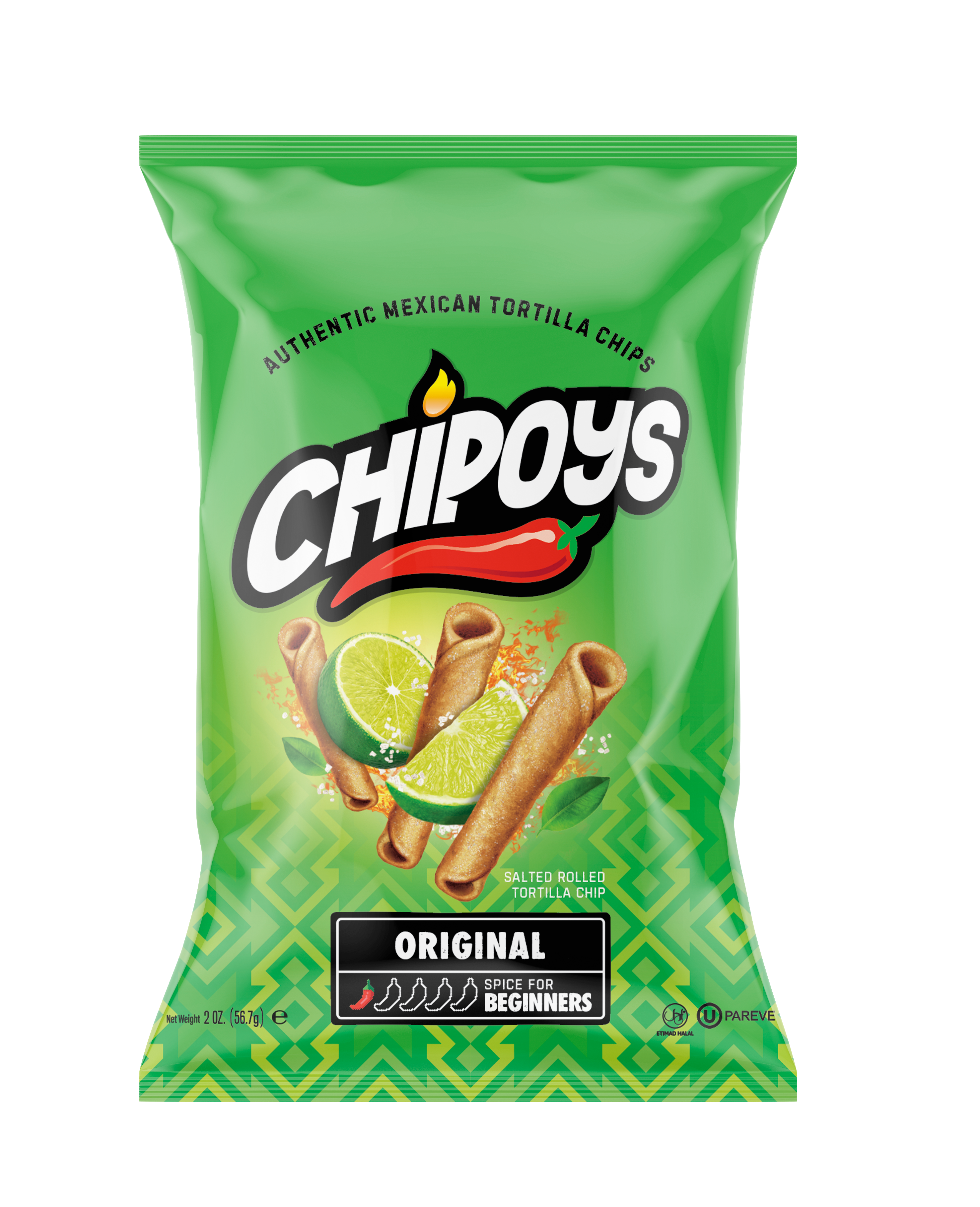 CHIPOYS Original 2 oz 12 innerpacks per case 57 g