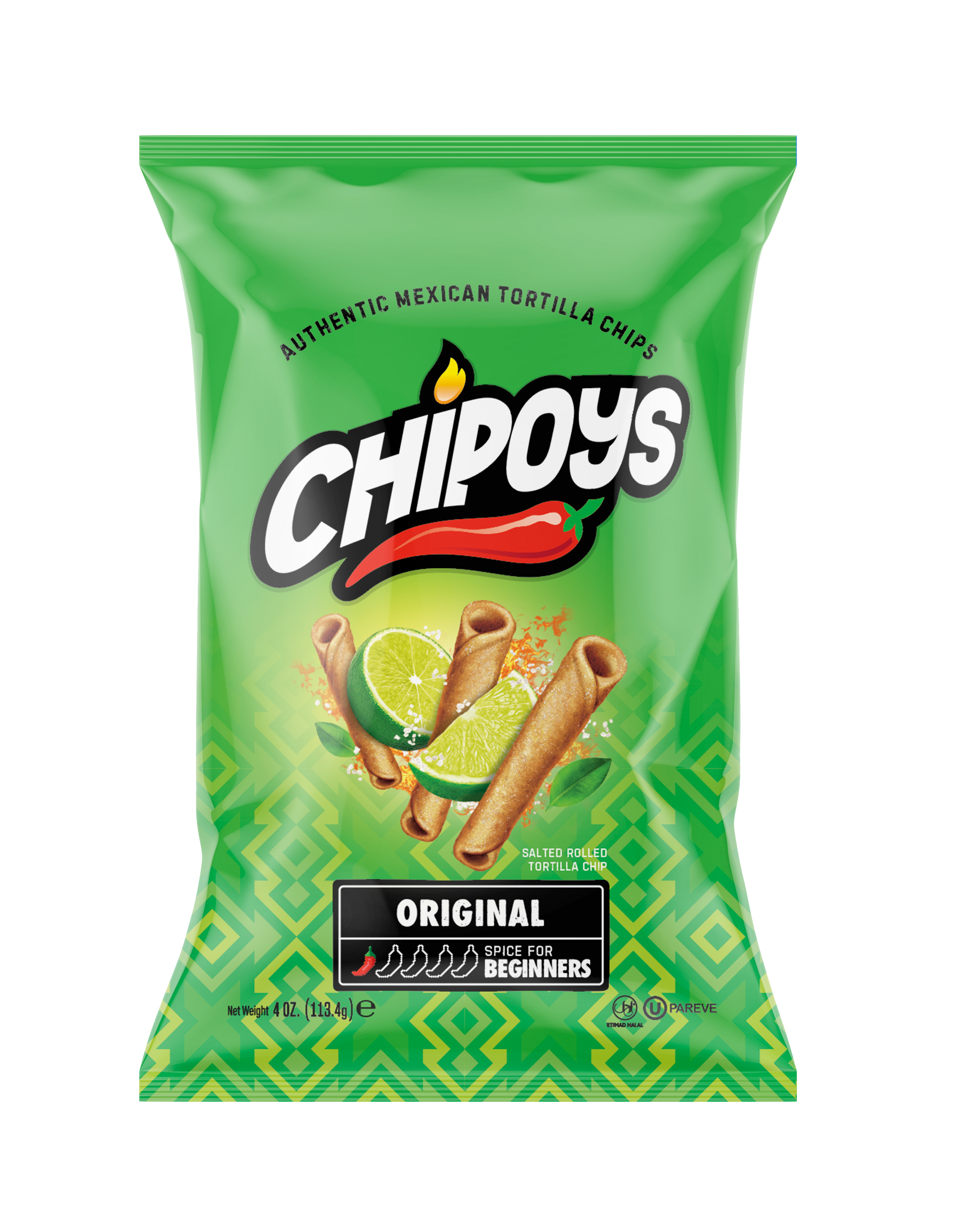 CHIPOYS Original 4 oz 8 innerpacks per case 114 g