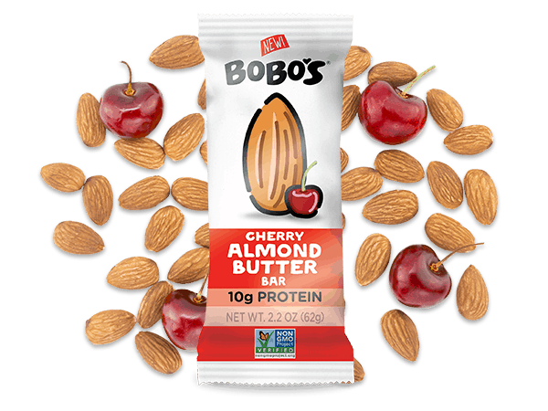 Bobo's Nut Butter Bar Cherry Almond 4 innerpacks per case 30.0 oz