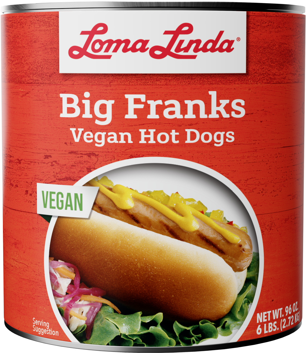 Loma Linda® Big Franks (Food Service) 6 units per case 96.0 oz