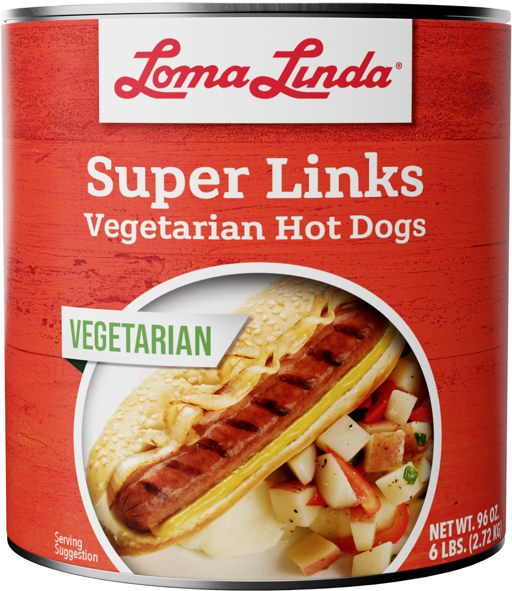 Loma Linda® Super Links (Food Service) 6 units per case 96.0 oz