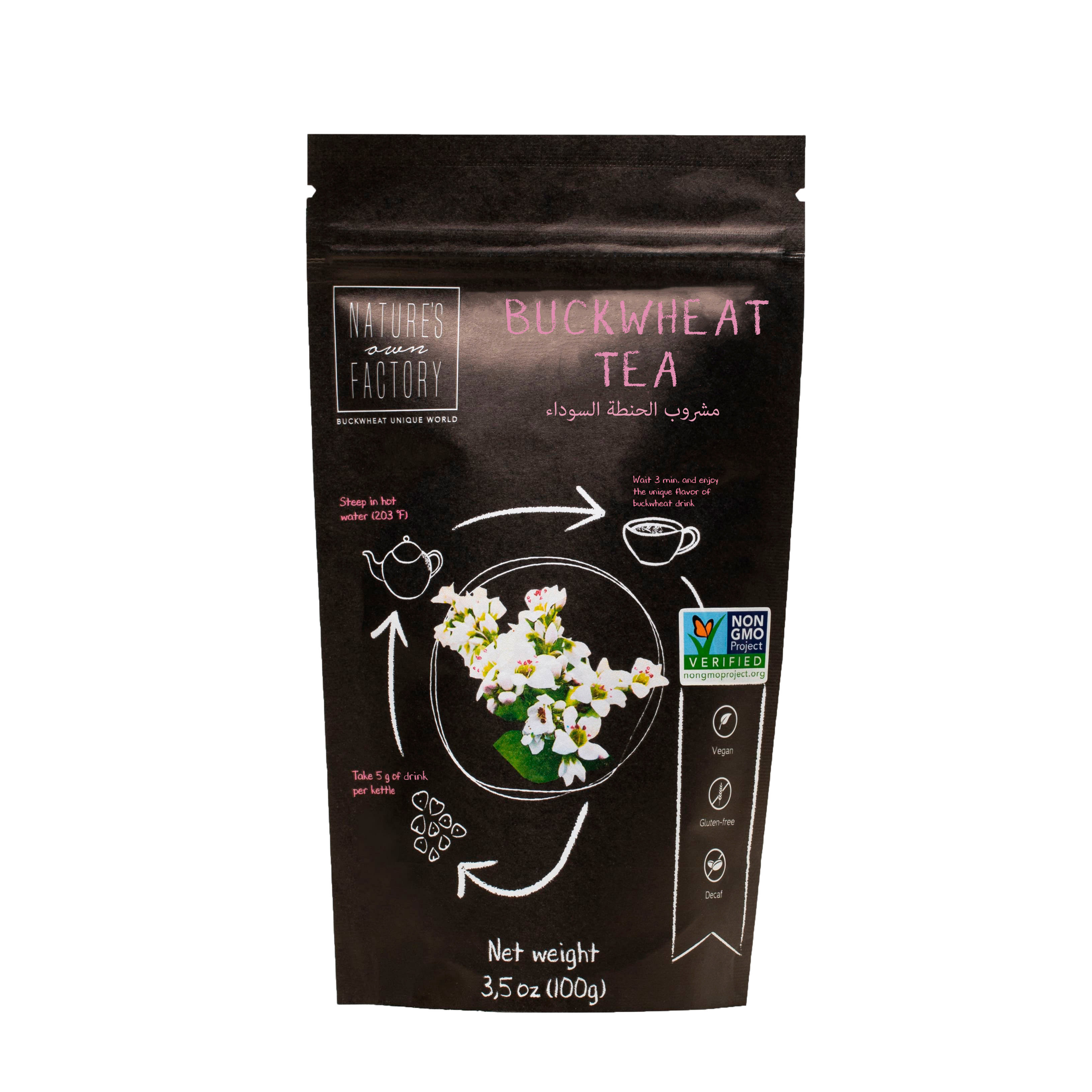 NATURE´S OWN FACTORY BUCKWHEAT TEA 50 units per case 100 g