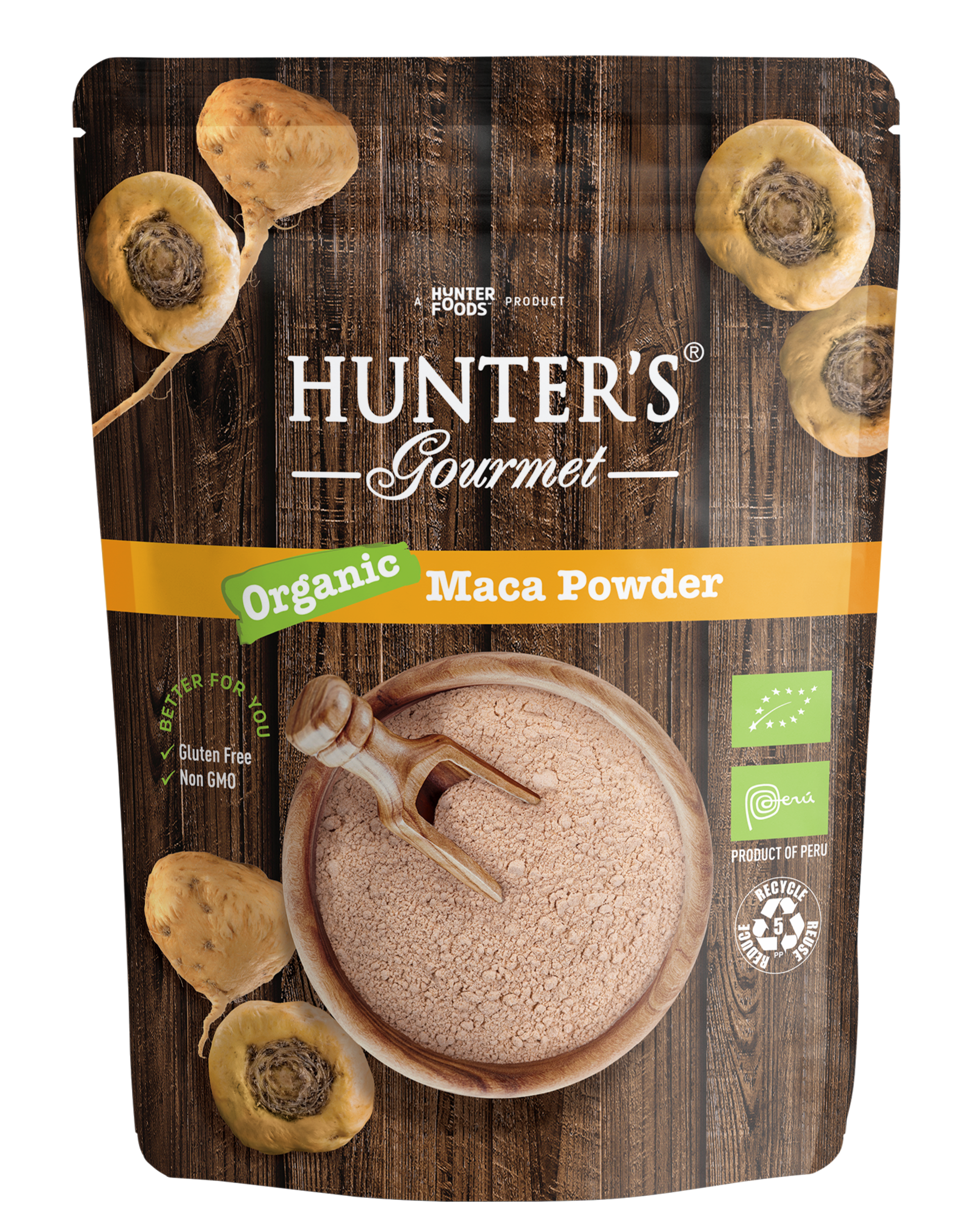Hunter's Gourmet Organic Maca Powder 6 units per case 150 g