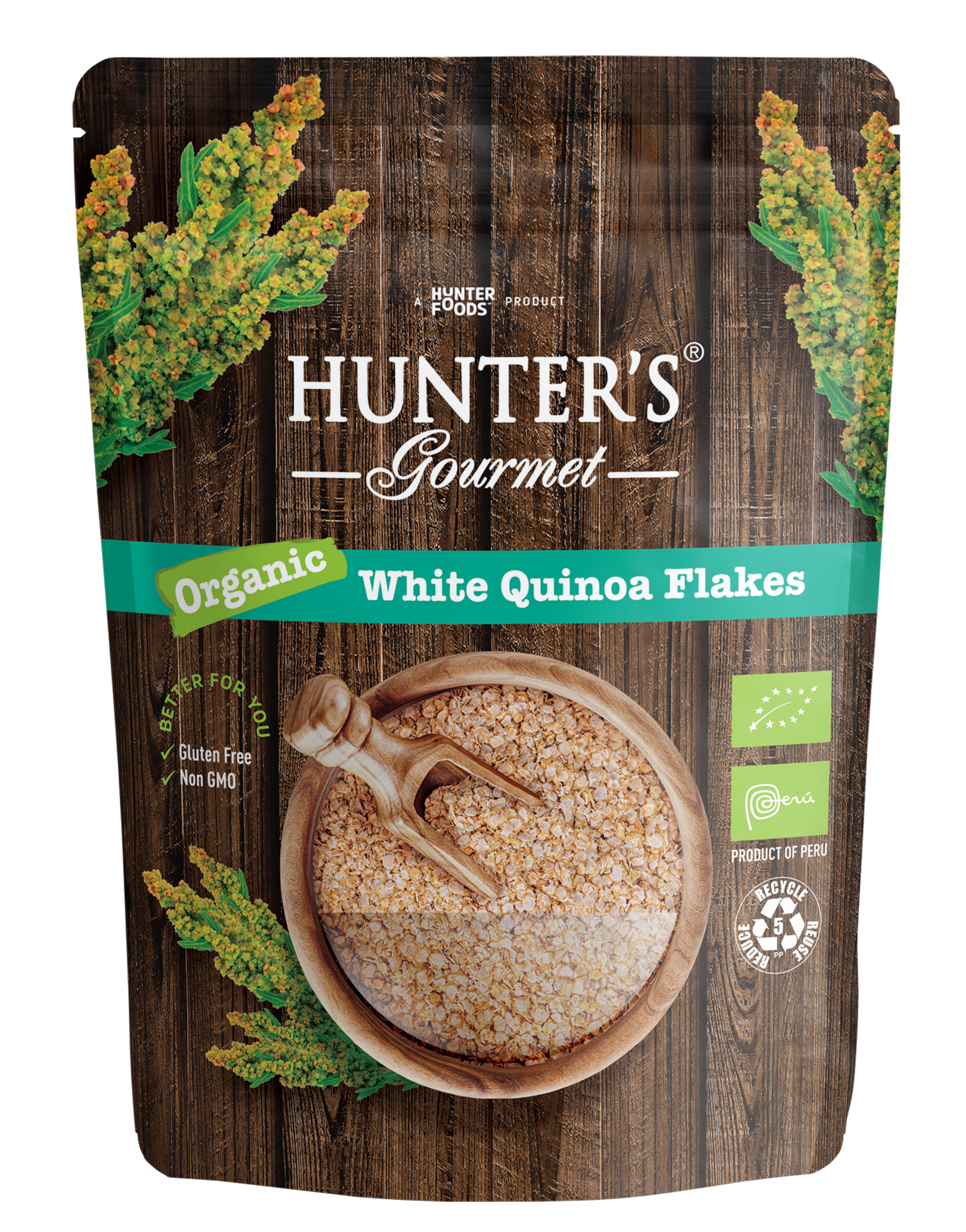 Hunter's Gourmet Organic Quinoa Flakes 6 units per case 250 g