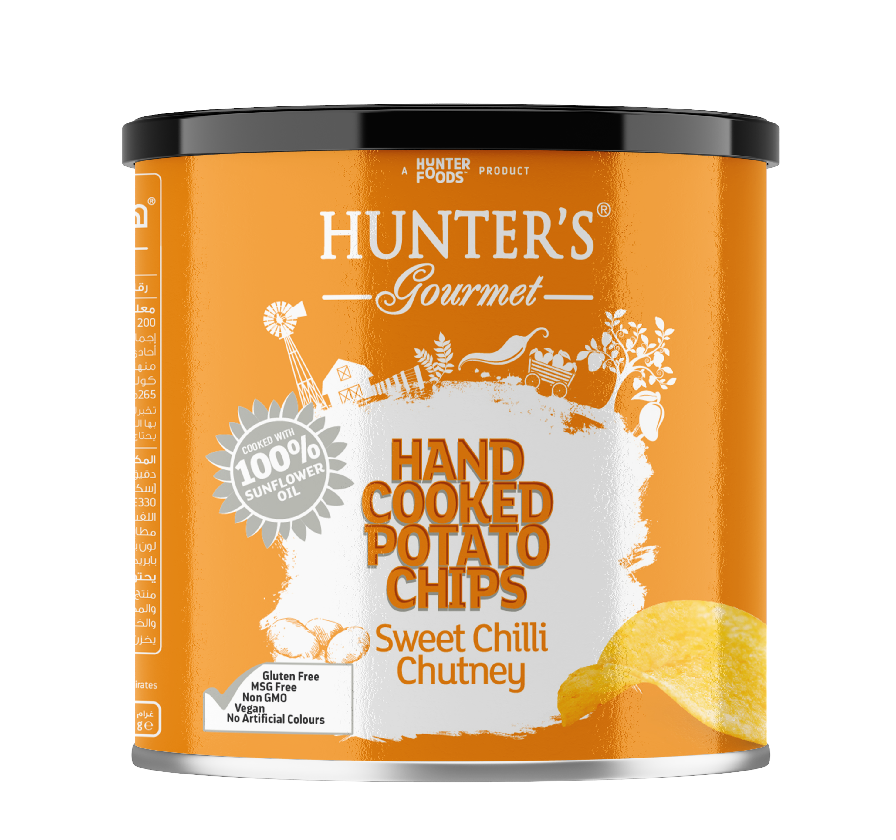 Hunter's Gourmet Hand Cooked Potato Chips Sweet Chilli Chutney 50 units per case 40 g