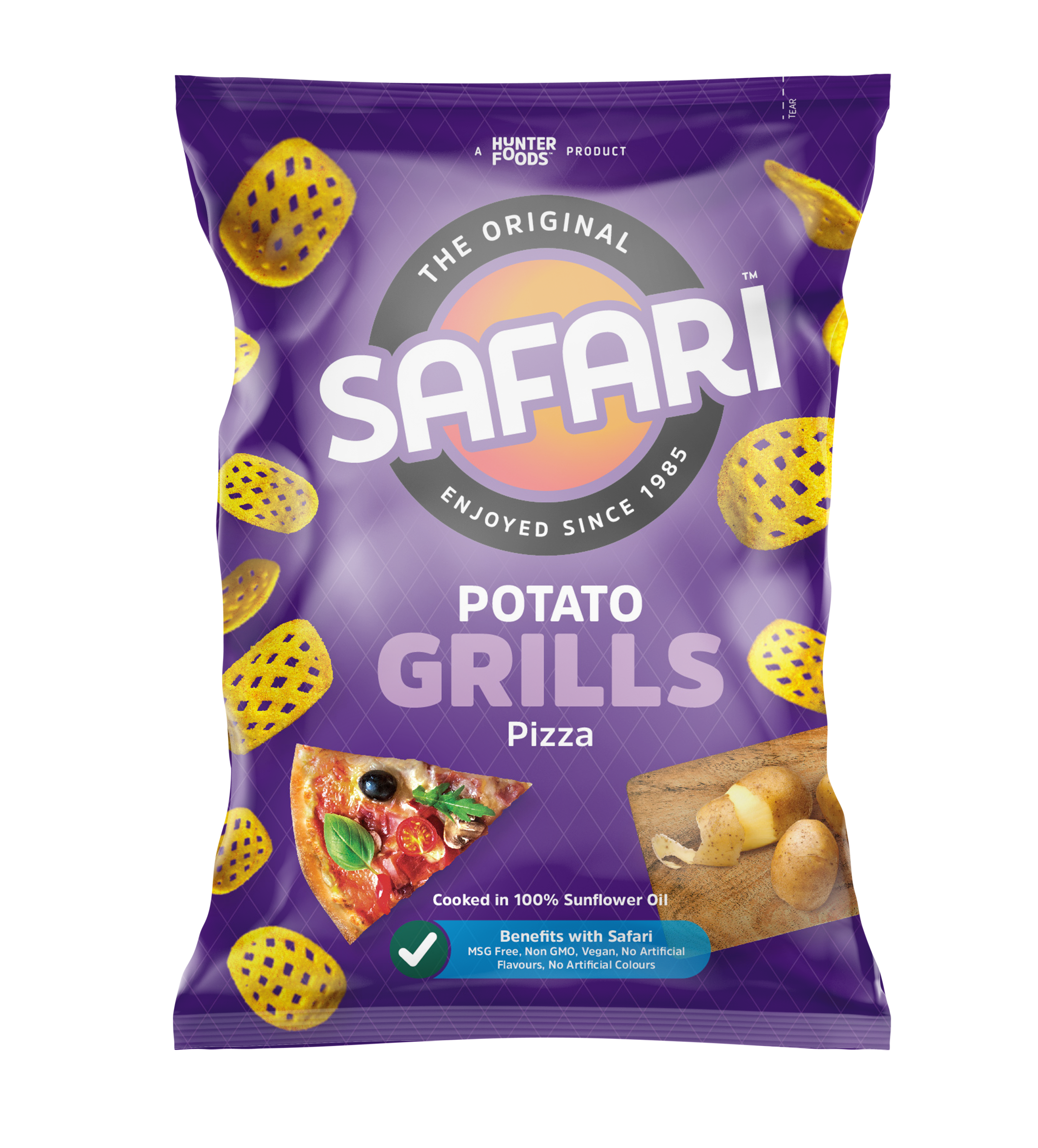 Safari Potato Grills - Pizza 16 units per case 60 g