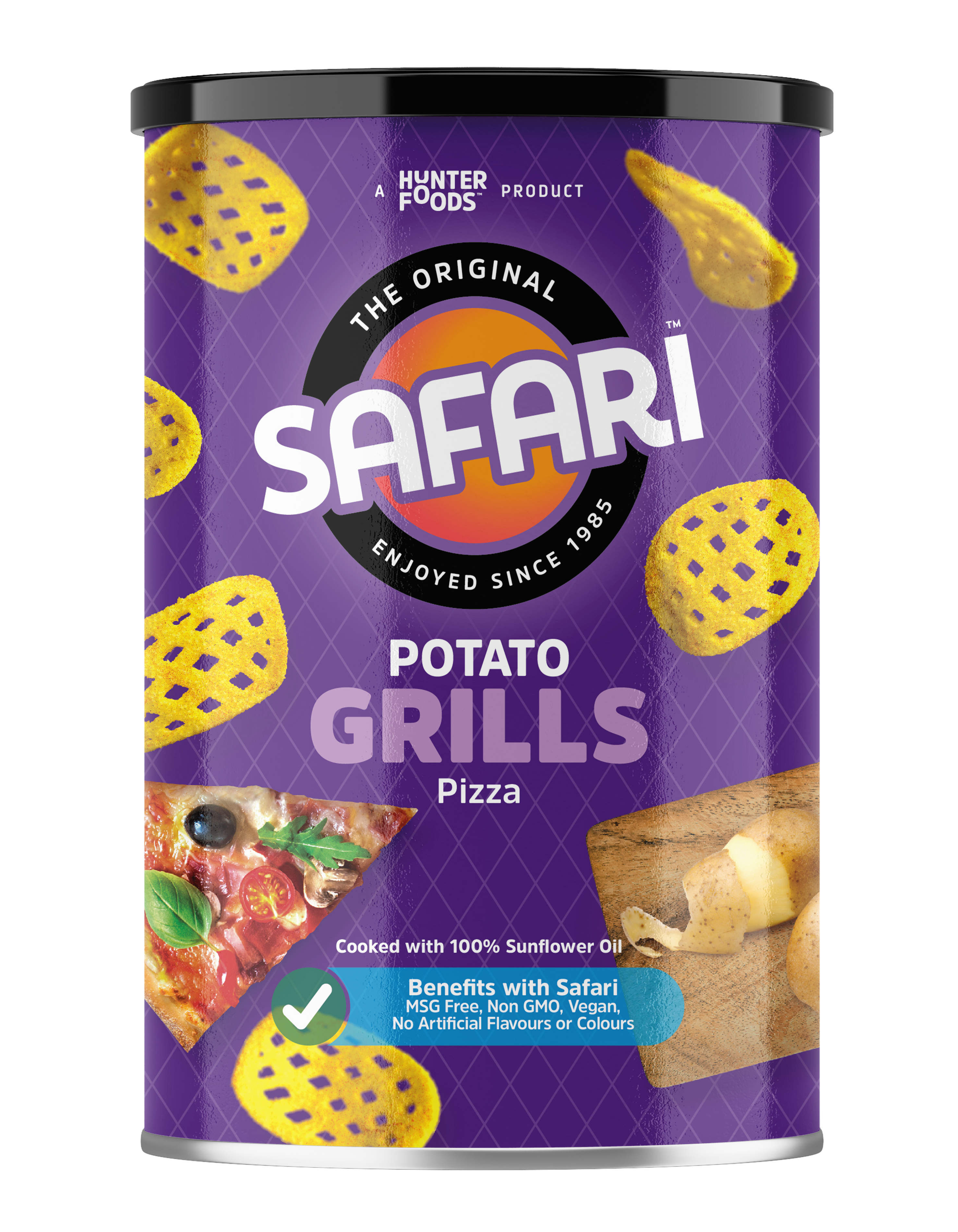 Safari Potato Grills - Pizza 12 units per case 100 g
