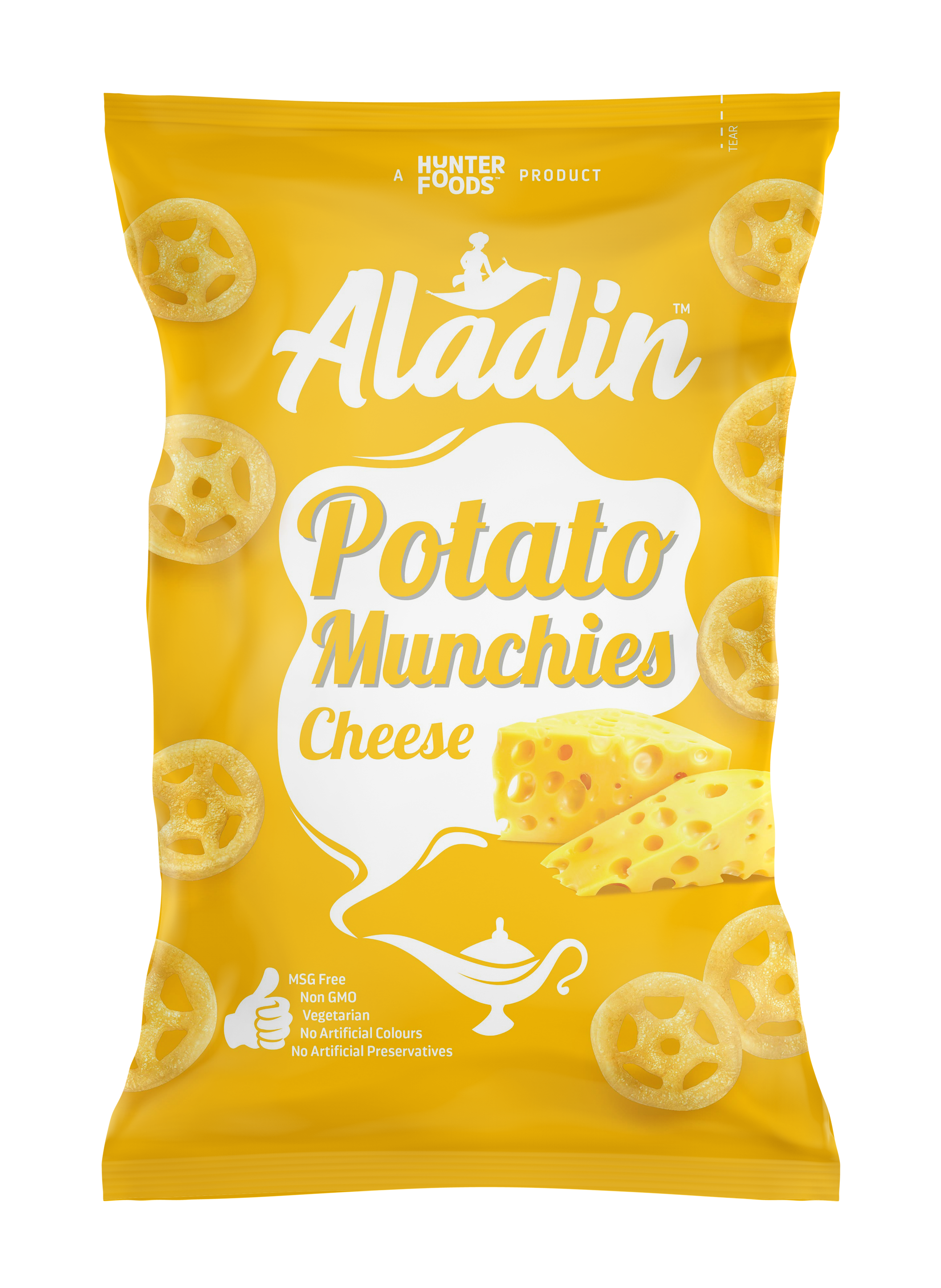 Aladin Potato Munchies Cheese 16 units per case 60 g