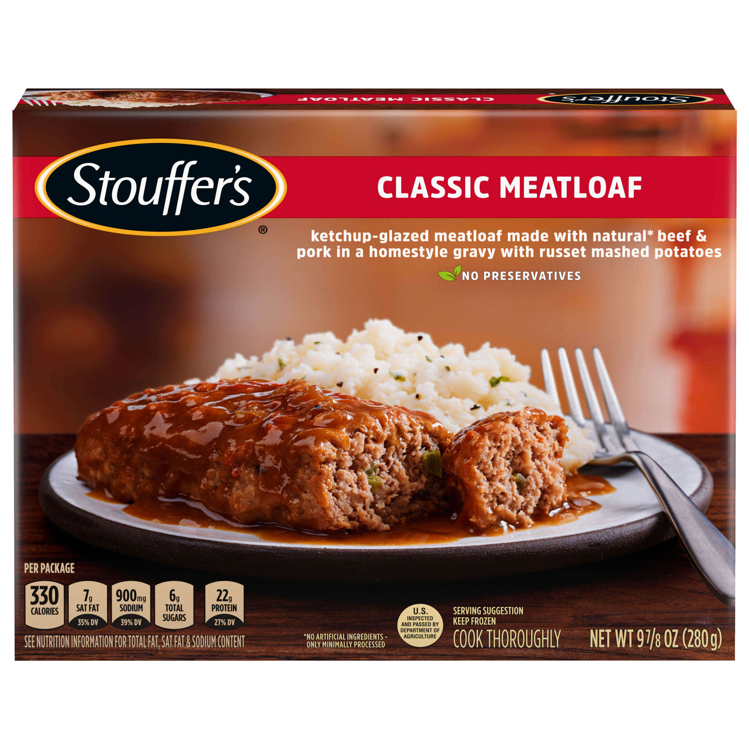 STOUFFER'S Meatloaf 12 units per case 9.9 oz