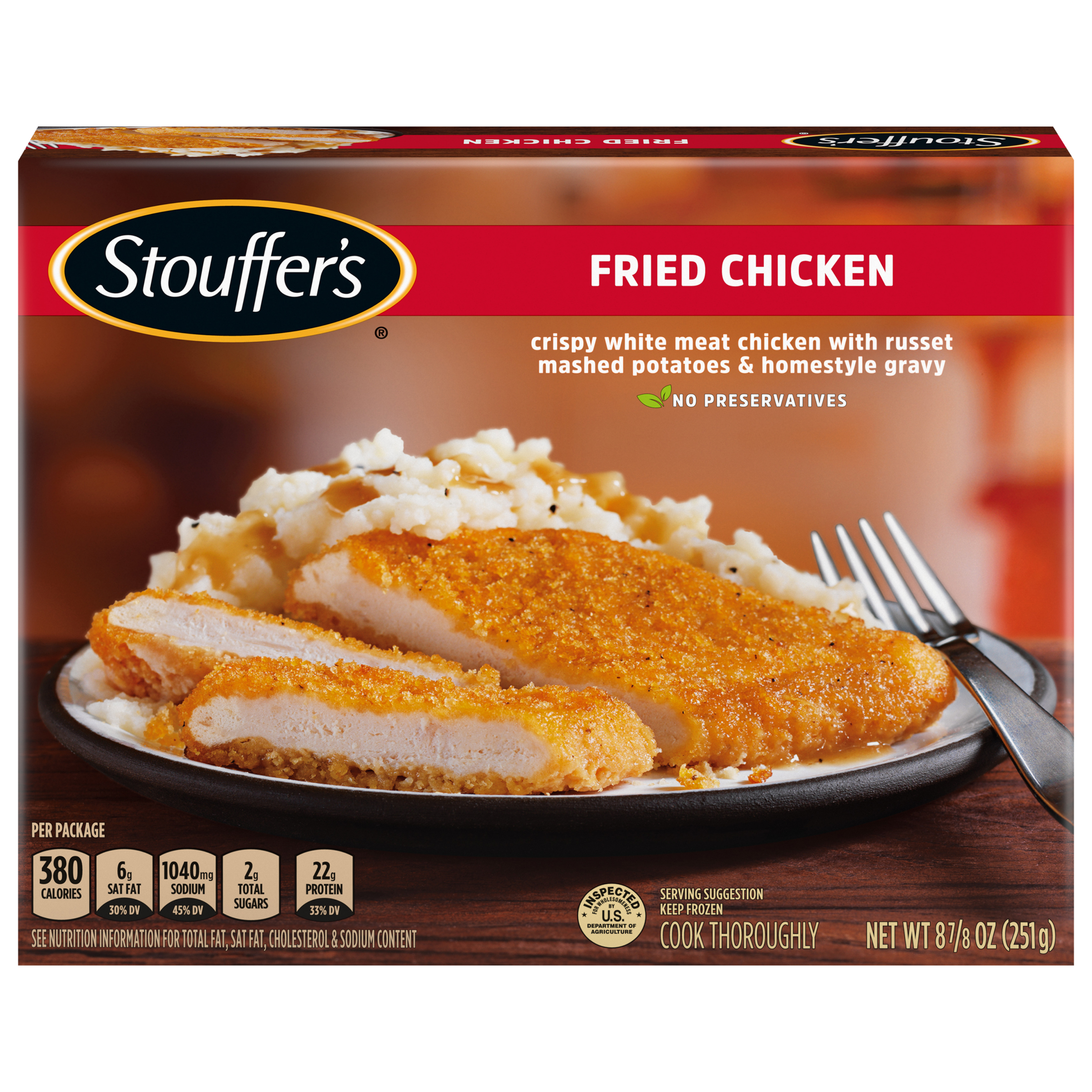 STOUFFER'S Fried Chicken 12 units per case 8.9 oz