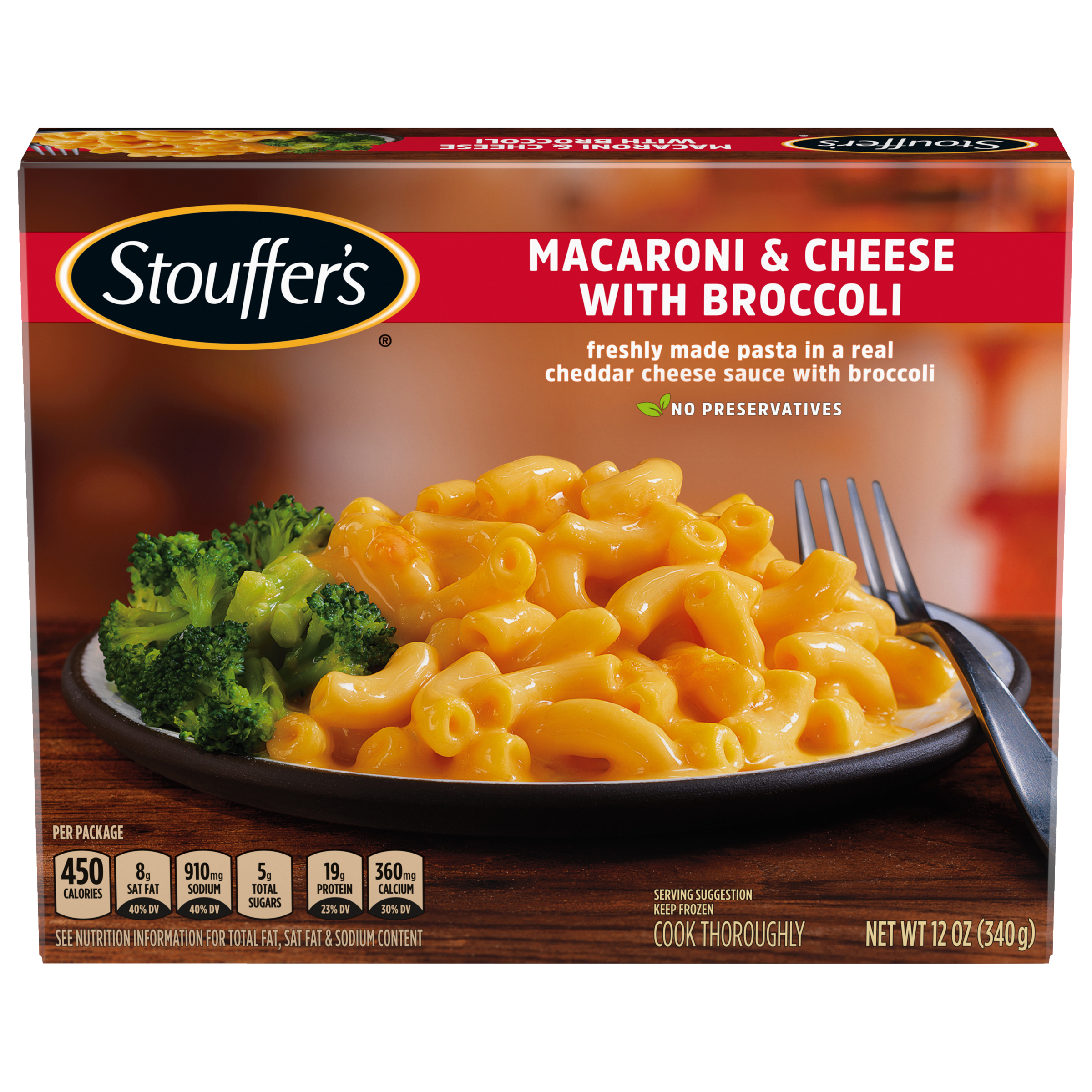 STOUFFER'S Macaroni & Cheese with Broccoli 12 units per case 12.0 oz