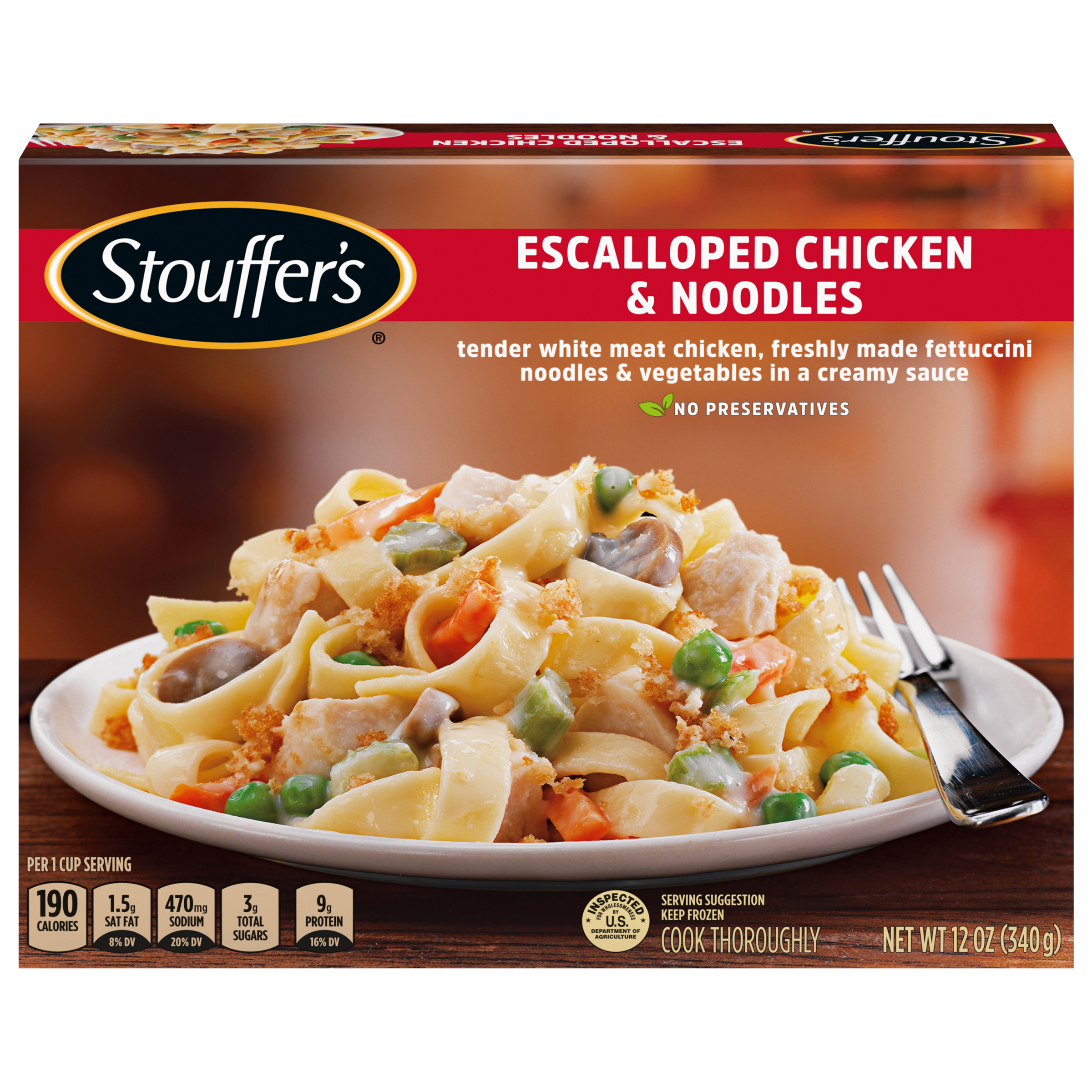 STOUFFER'S Escalloped Chicken & Noodles 12 units per case 12.0 oz