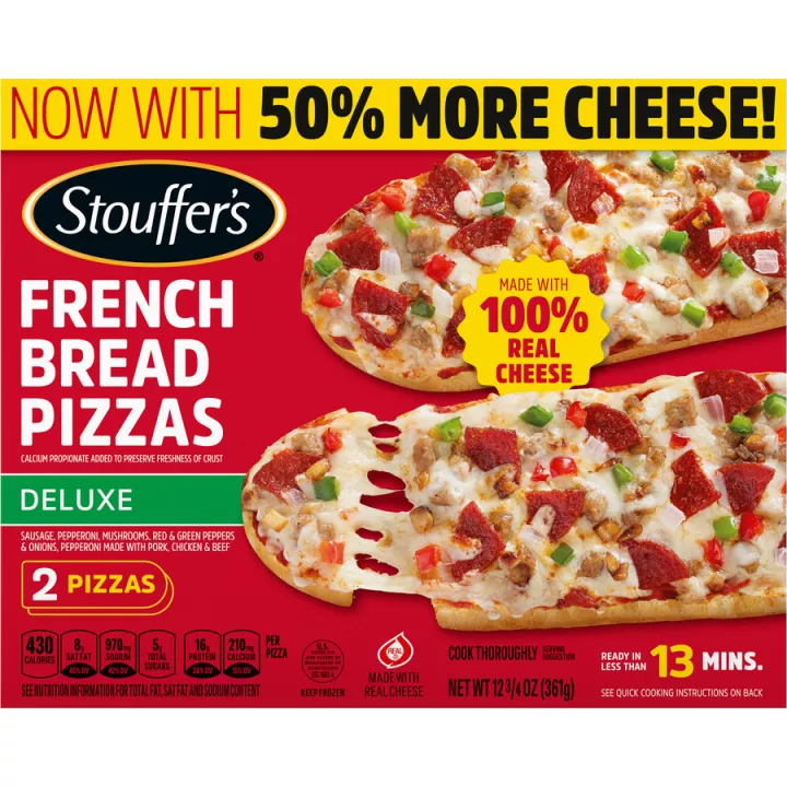 STOUFFER'S Deluxe French Bread Pizza (Pepperoni) 10 units per case 12.8 oz