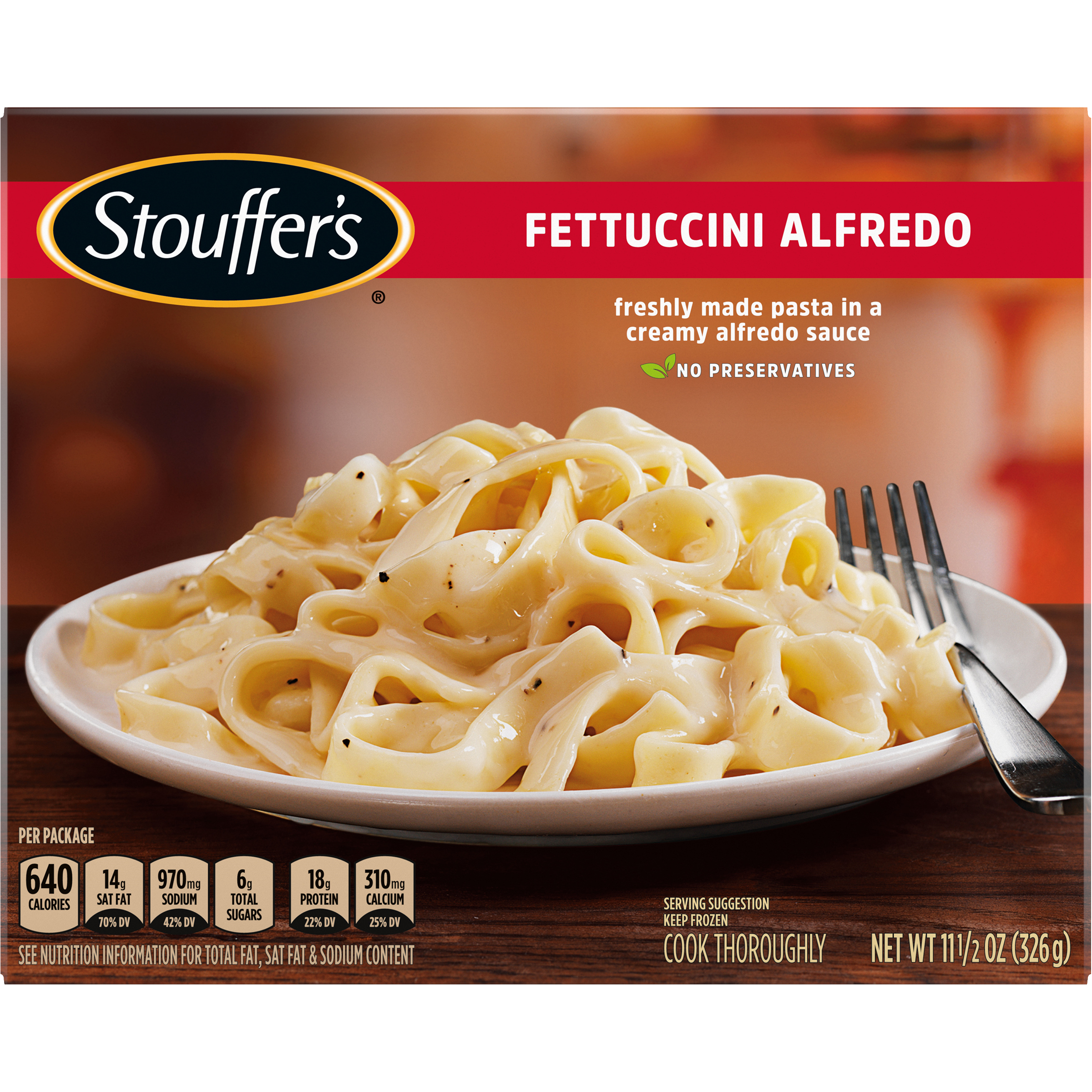 STOUFFER'S Fettuccini Alfredo 12 units per case 11.5 oz