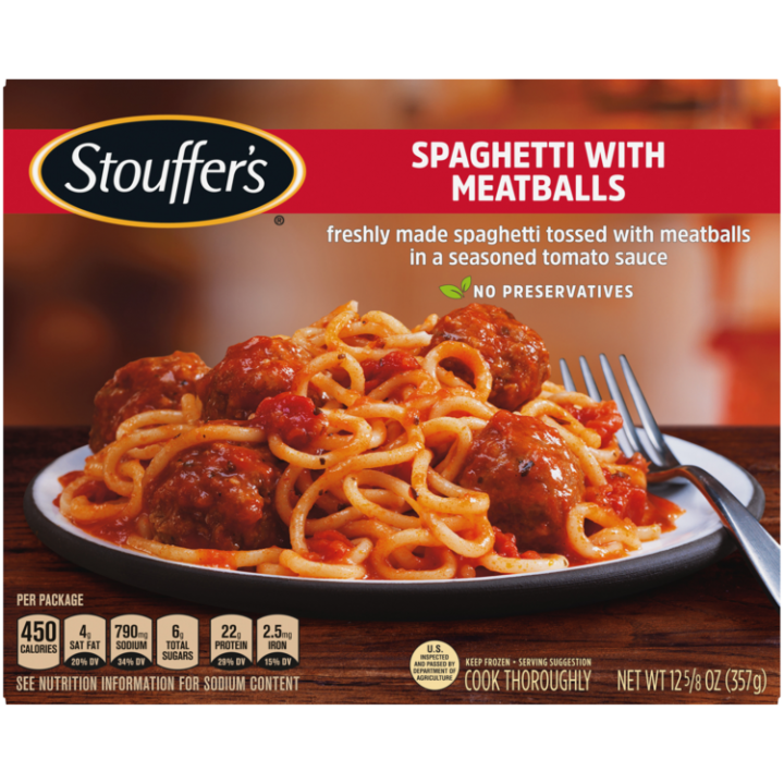 STOUFFER'S Spaghetti with Meatballs 12 units per case 12.7 oz