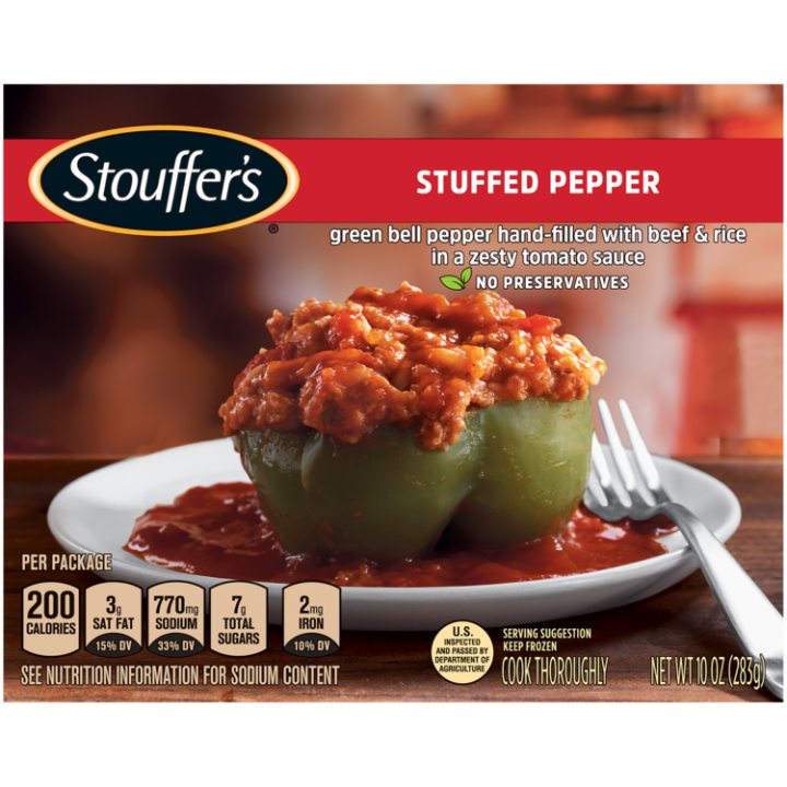 STOUFFER'S Stuffed Pepper with Beef 12 units per case 10.0 oz
