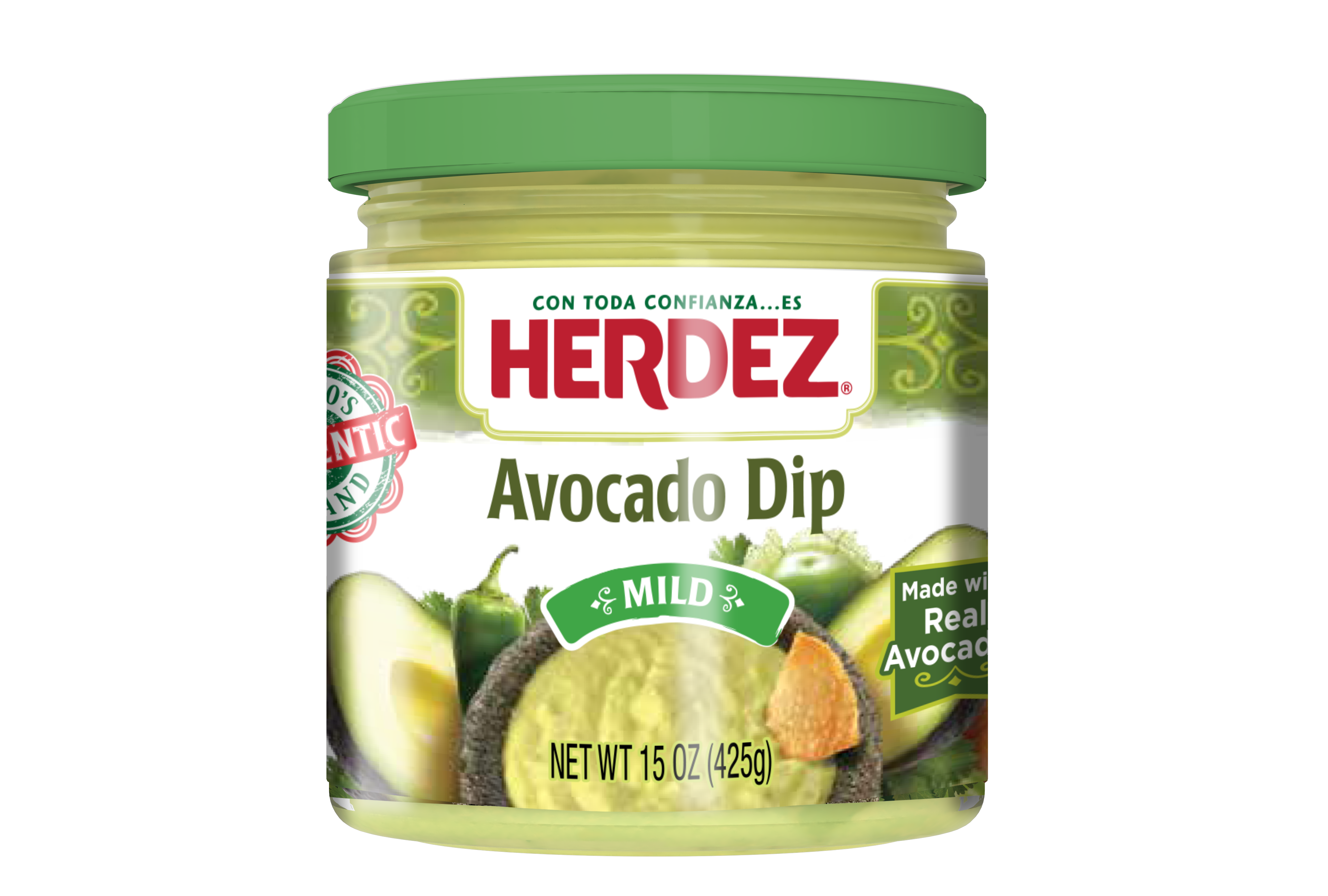 HERDEZ Avocado Dip Mild 6 units per case 425 g