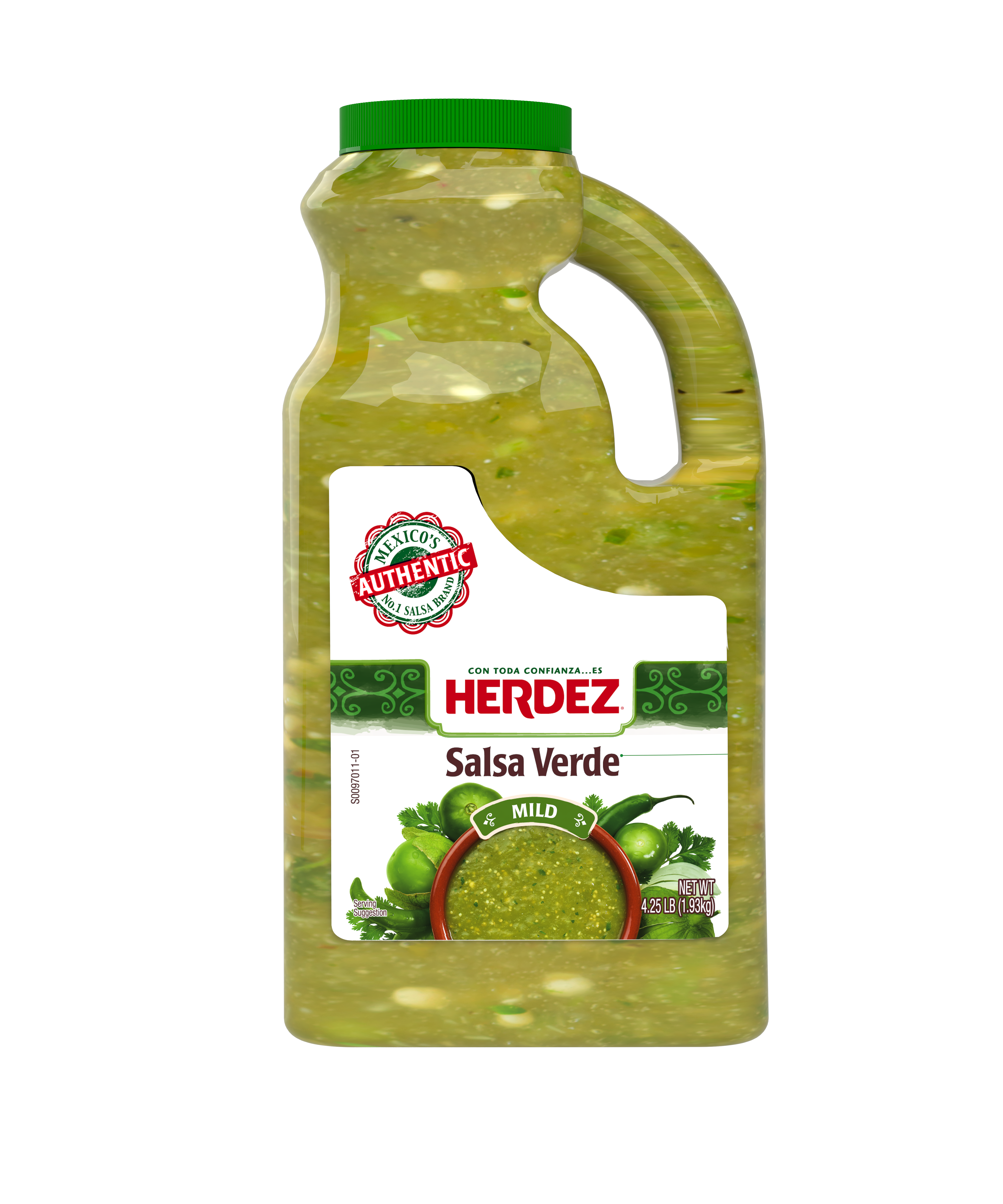 HERDEZ Green Sauce Mild 6 units per case 1930 g