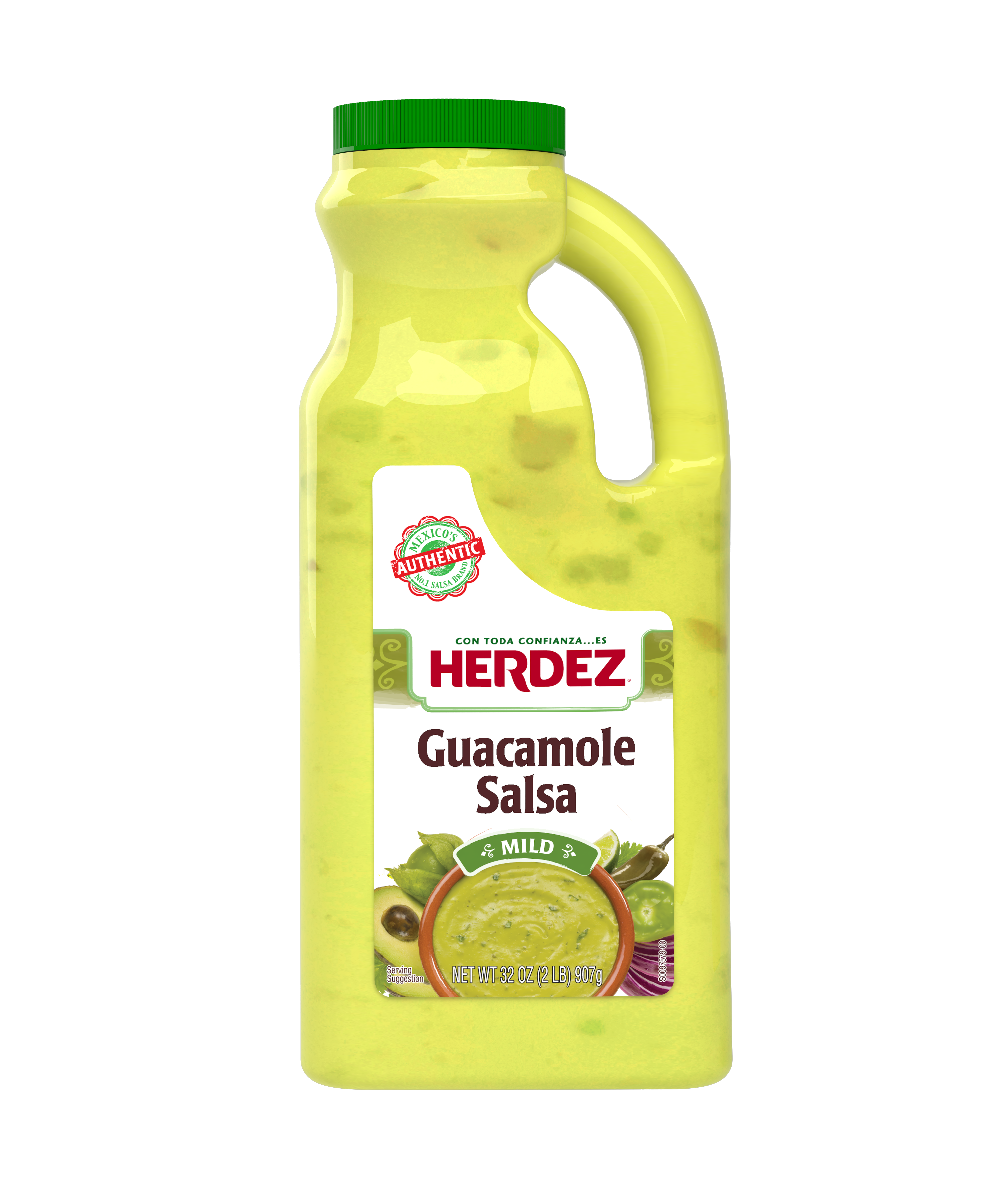 HERDEZ Guacamole Sauce Mild 4 units per case 907 g