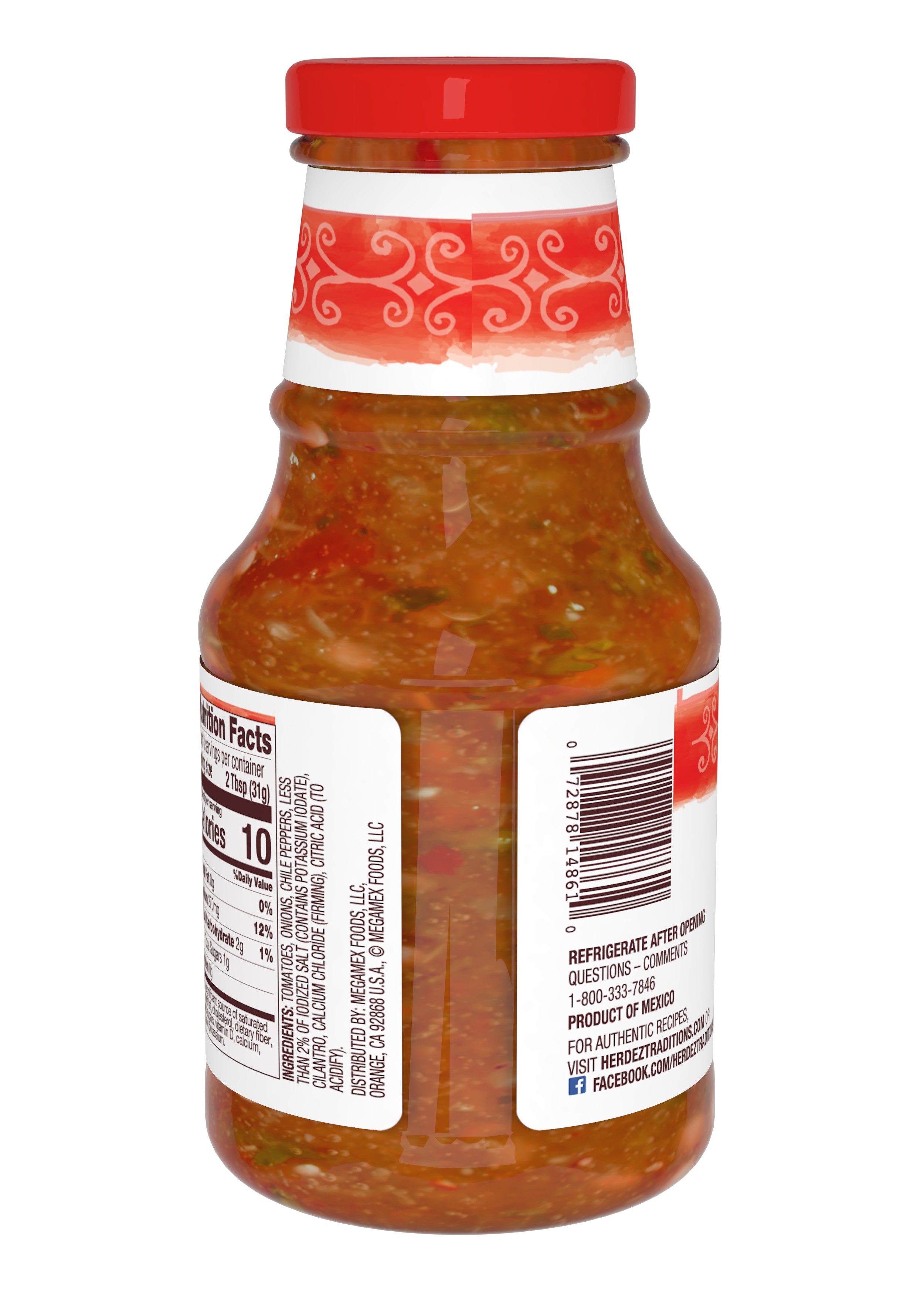 HERDEZ Casera Sauce Medium 6 units per case 240 g