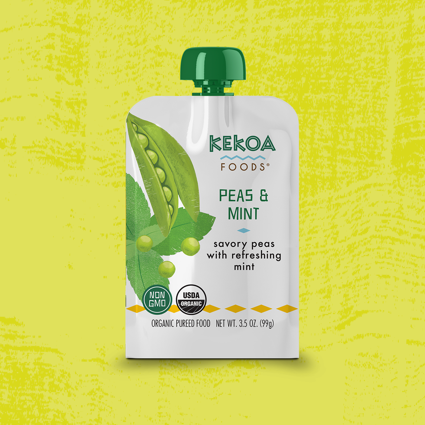 Kekoa Foods - Peas and Mint 6 innerpacks per case 3.5 oz