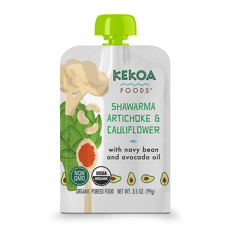 Kekoa Foods - Shawarma Artichoke and Cauliflower 6 innerpacks per case 3.5 oz