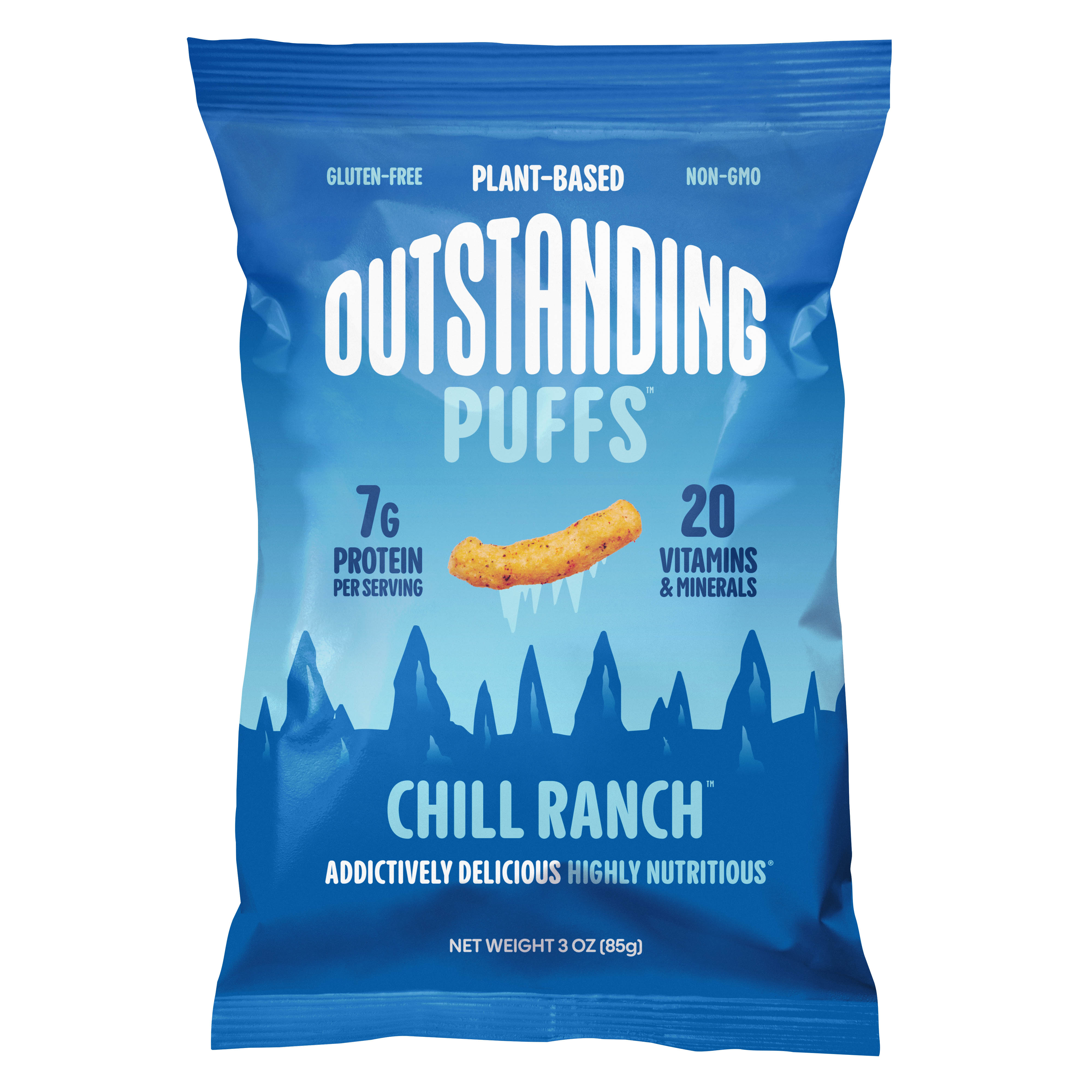 Outstanding Foods - Outstanding Puffs, Chill Ranch 8 units per case 3.0 oz