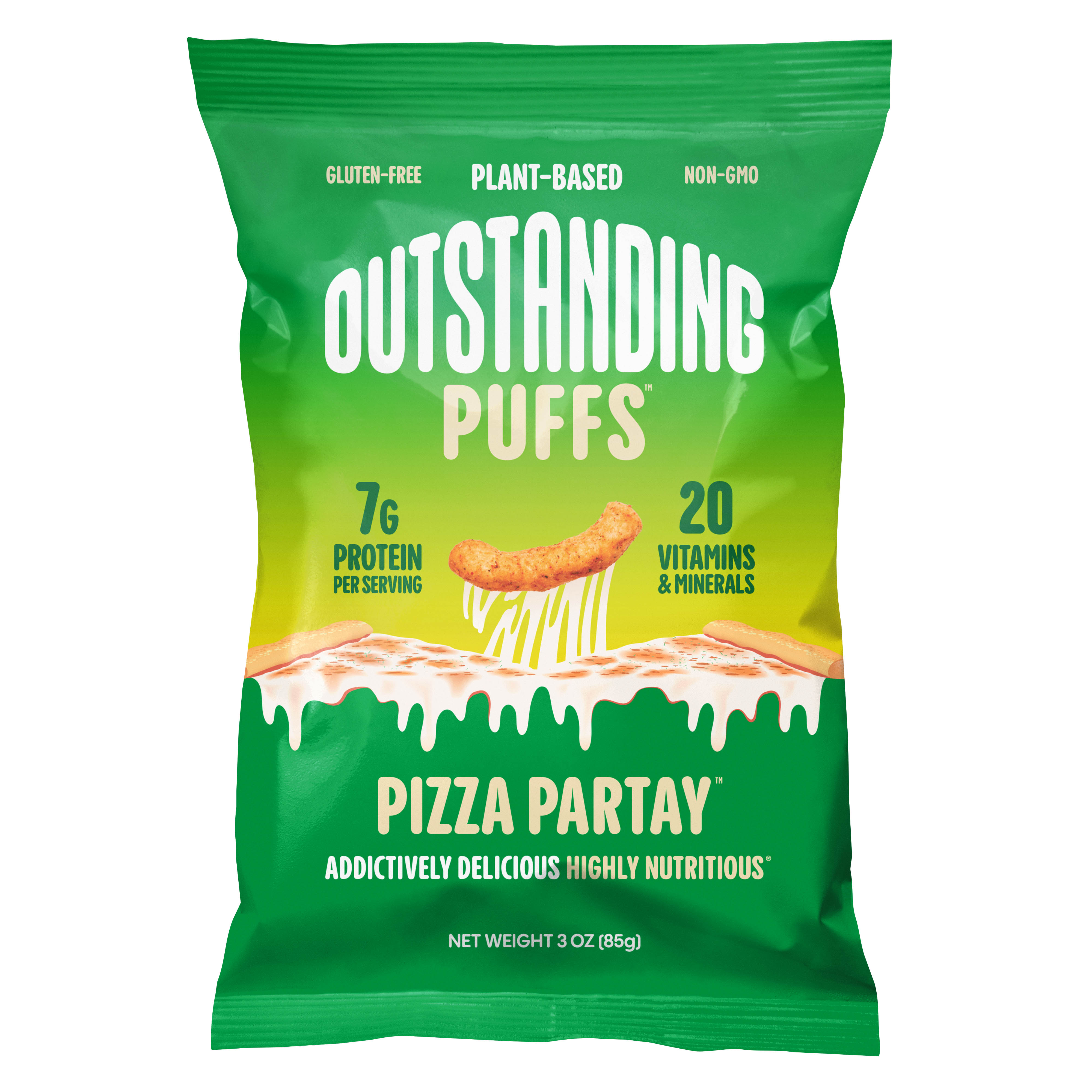 Outstanding Foods - Outstanding Puffs, Pizza Partay 8 units per case 3.0 oz