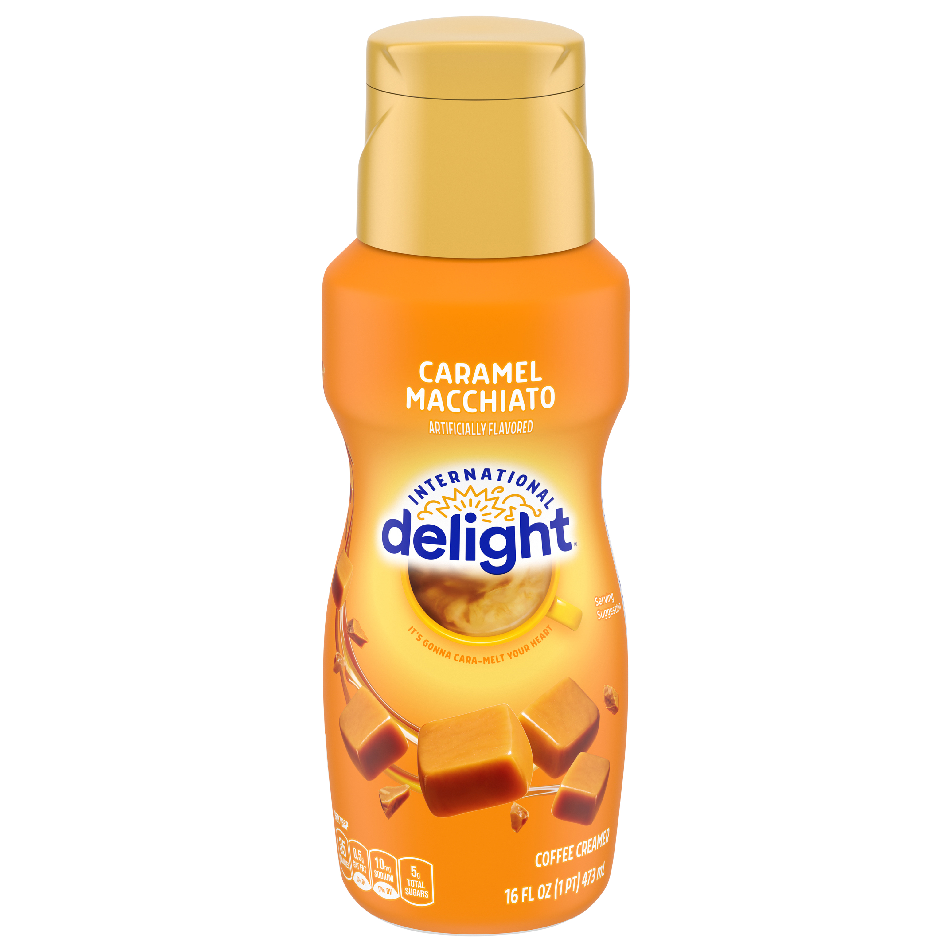 International Delight Coffee Creamer, Caramel Macchiato 6 units per case 16.0 fl