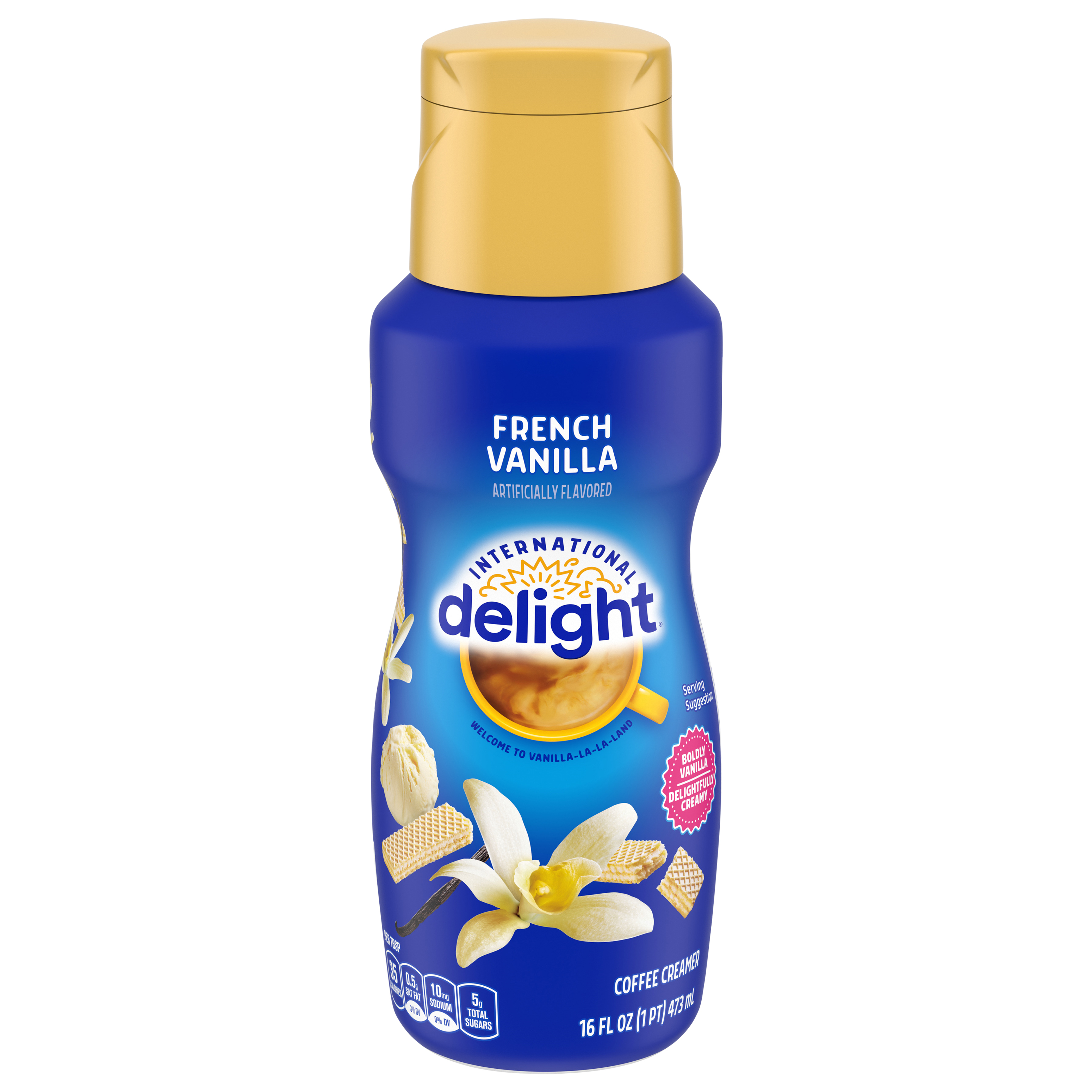 International Delight Coffee Creamer, French Vanilla 6 units per case 16.0 fl