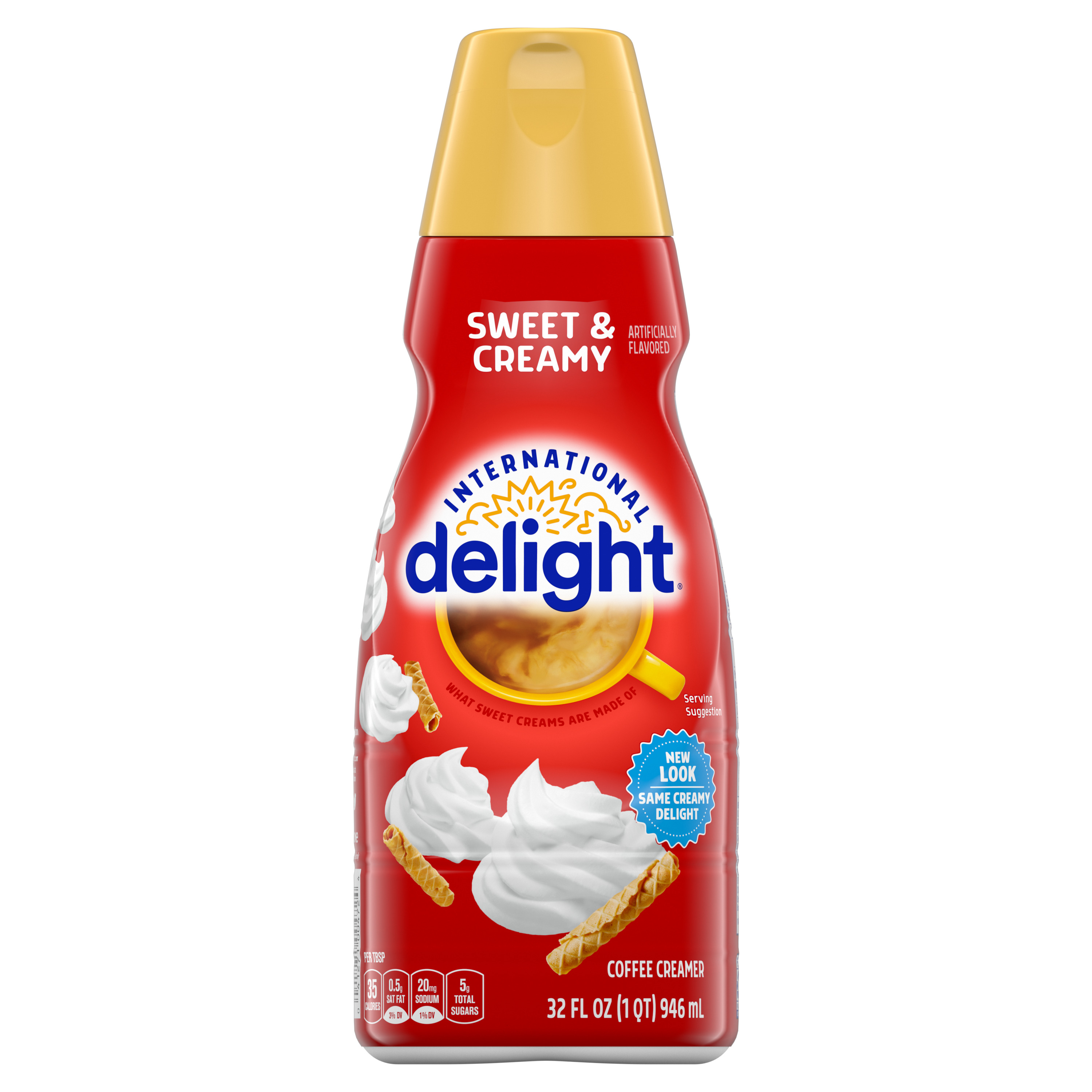 International Delight Coffee Creamer, Sweet & Creamy 6 units per case 32.0 fl