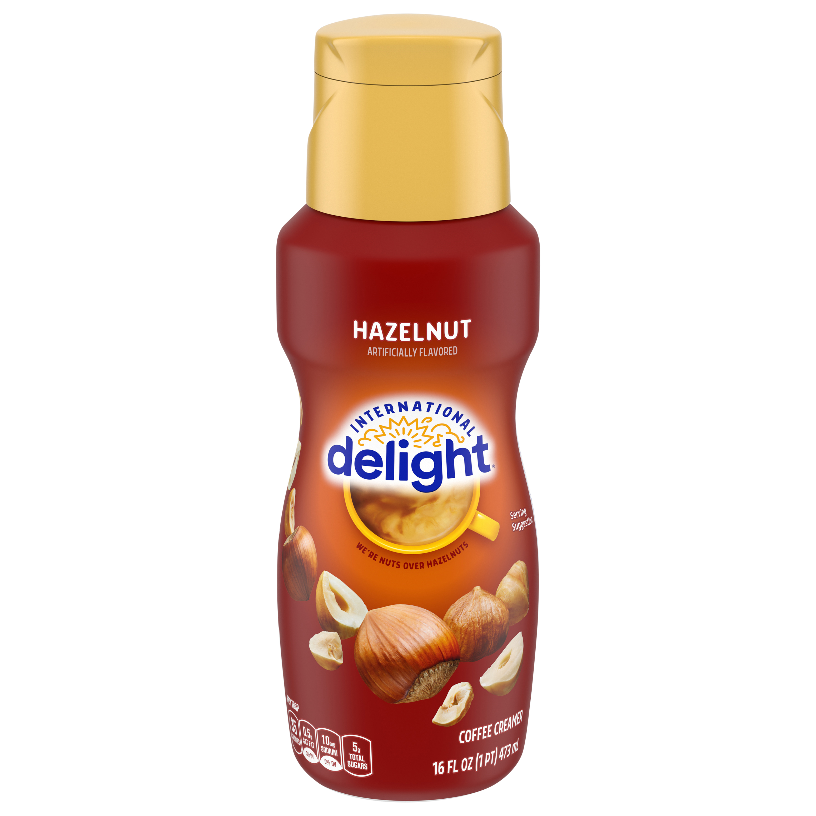 International Delight Coffee Creamer, Hazelnut 6 units per case 16.0 fl