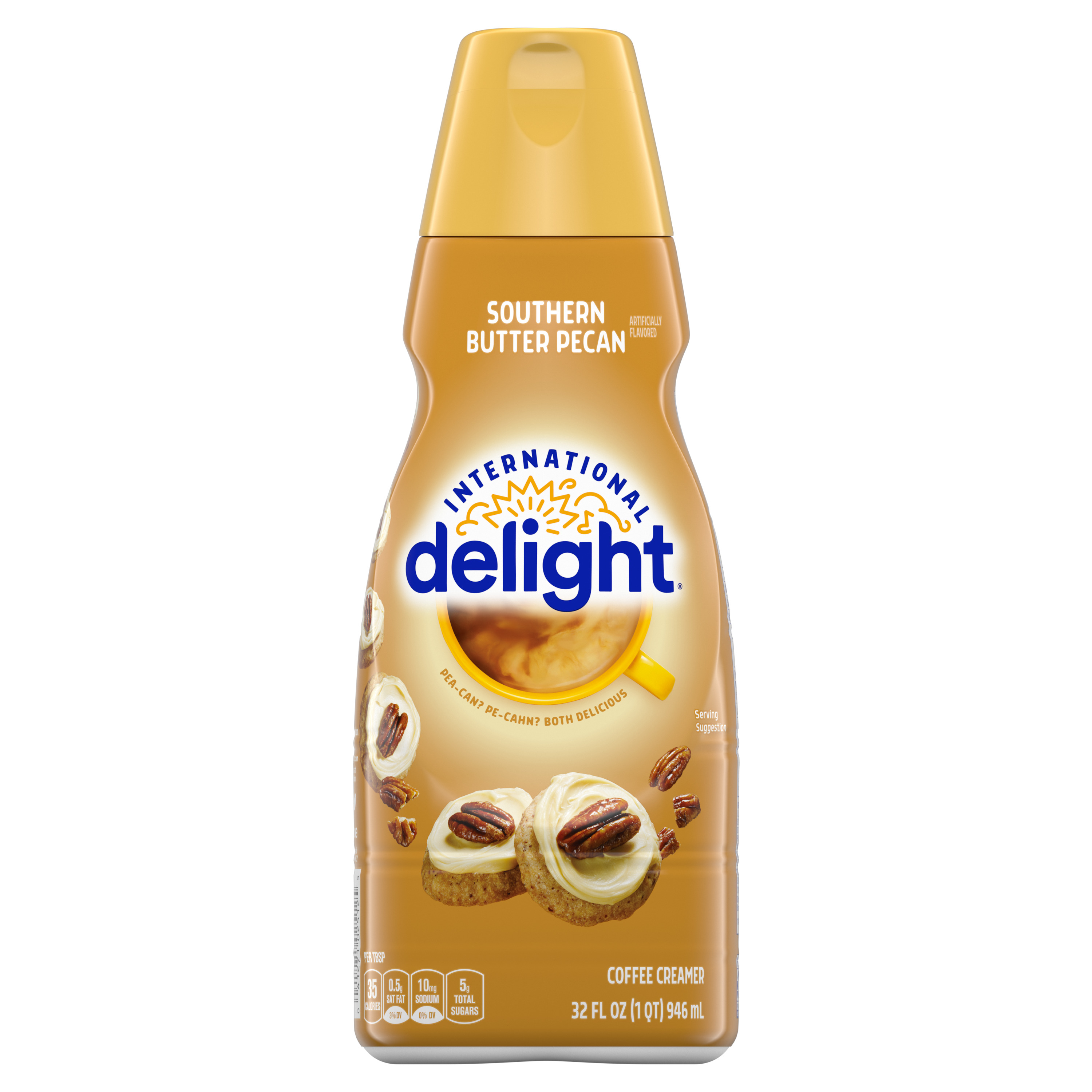 International Delight Coffee Creamer, Southern Butter Pecan 6 units per case 32.0 fl