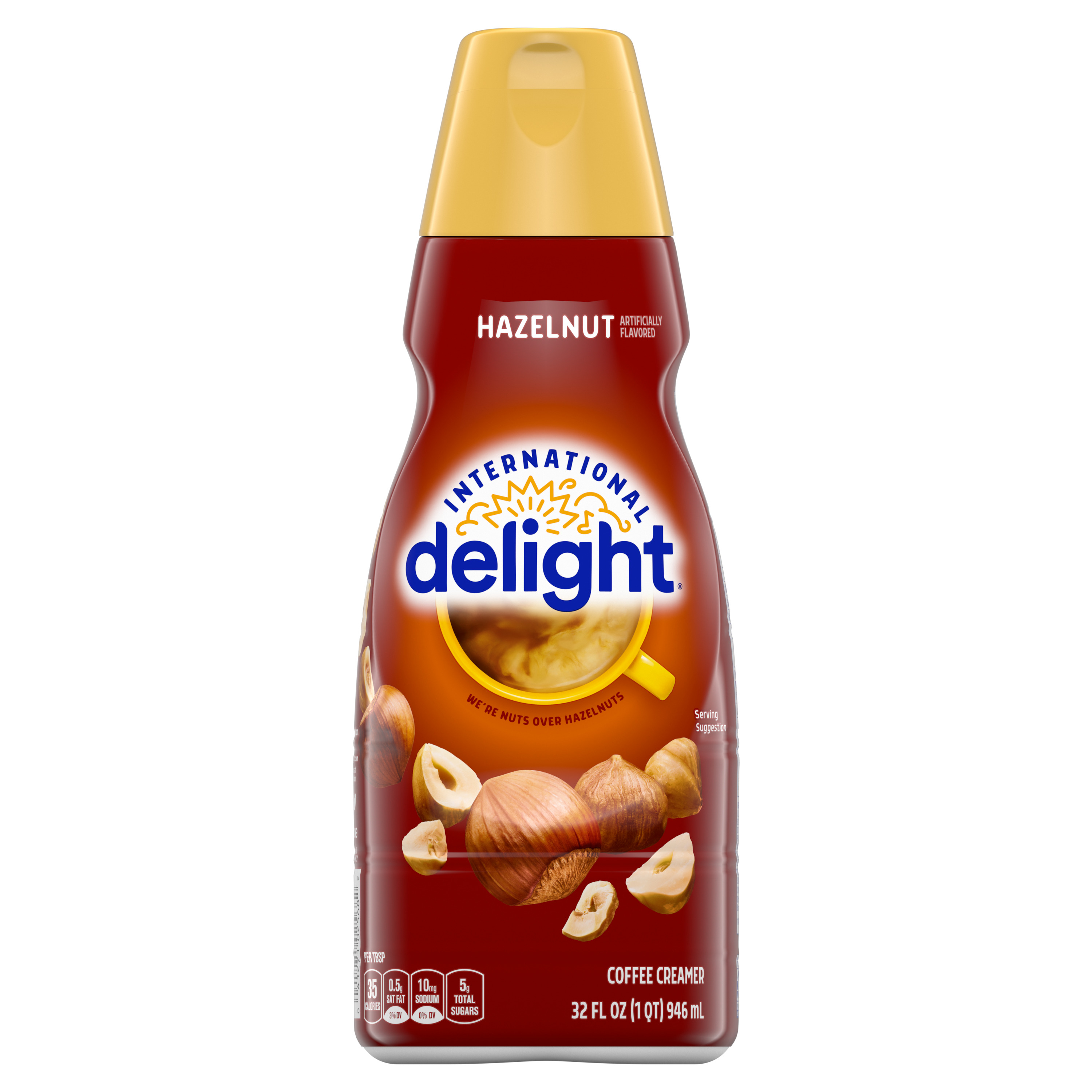International Delight Coffee Creamer, Hazelnut 12 units per case 32.0 fl