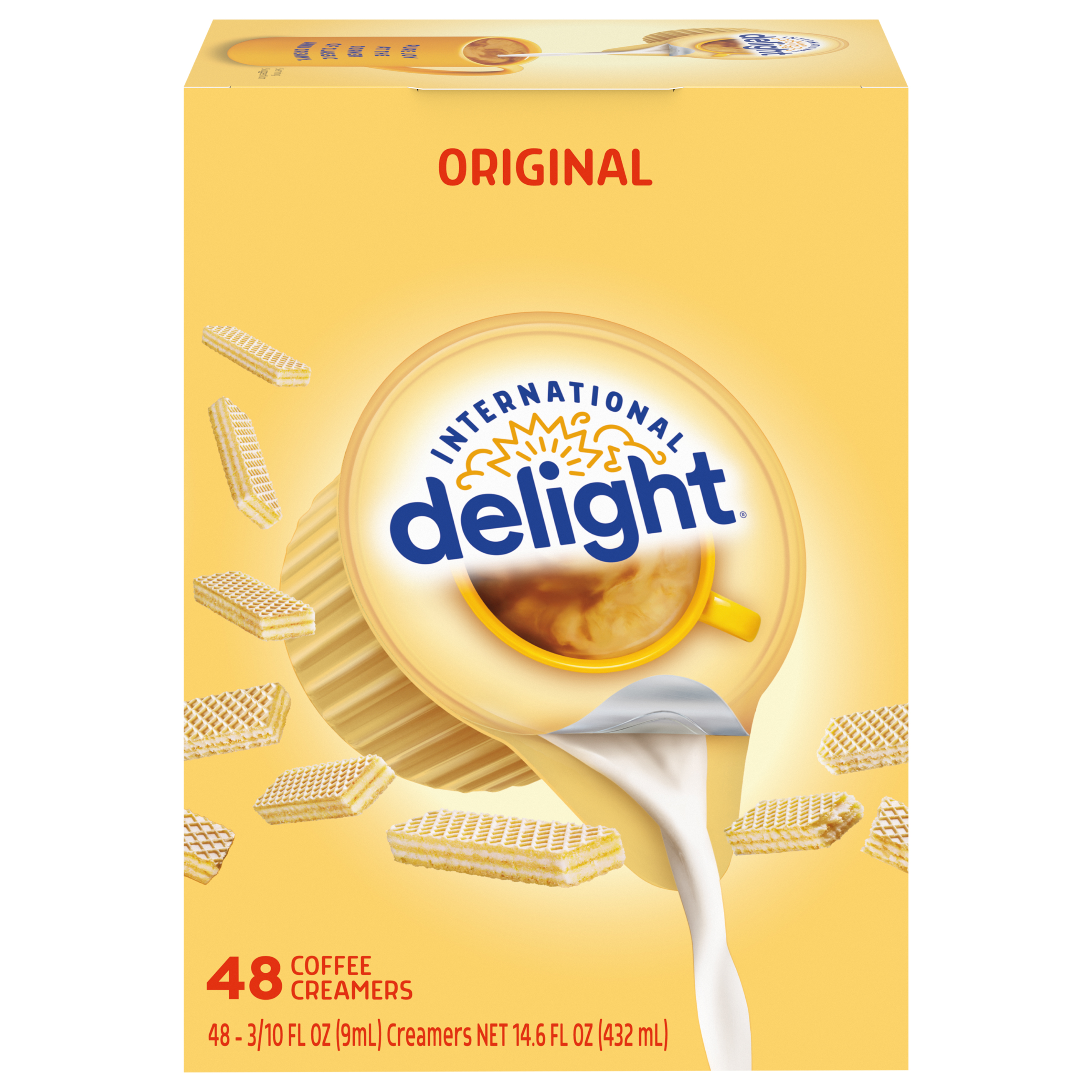 International Delight Coffee Creamer Singles, Original 4 units per case 21.1 fl