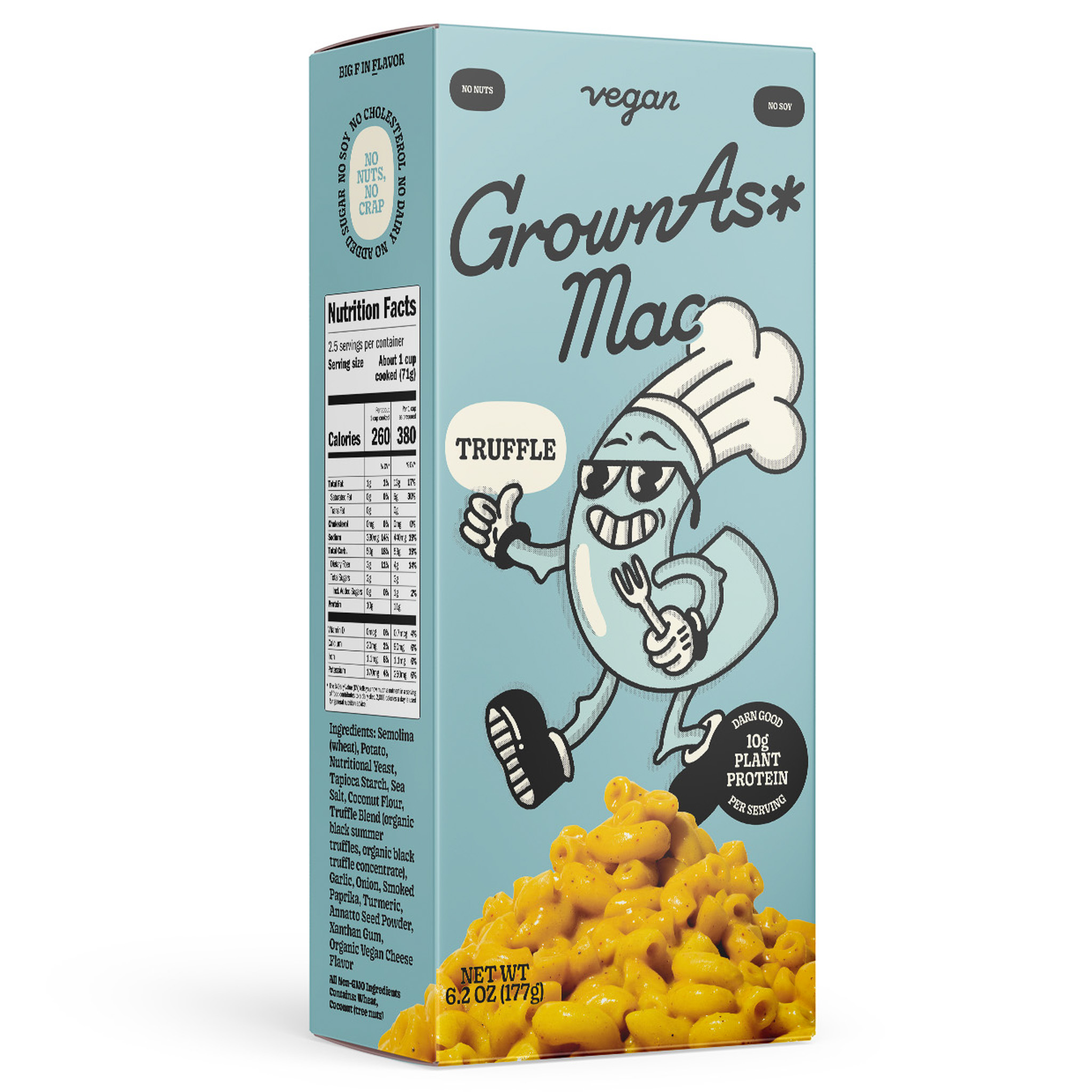 GrownAs* Foods Truffle Mac & Cheese 10 units per case 6.2 oz