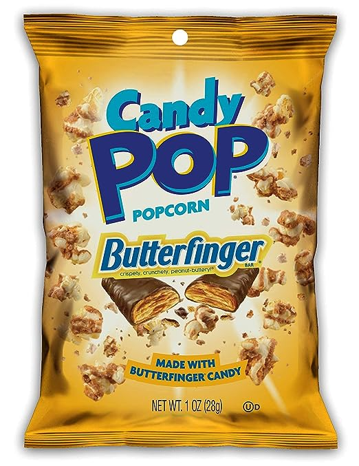 Candy Pop Butterfinger Popcorn 6 innerpacks per case 1.0 oz
