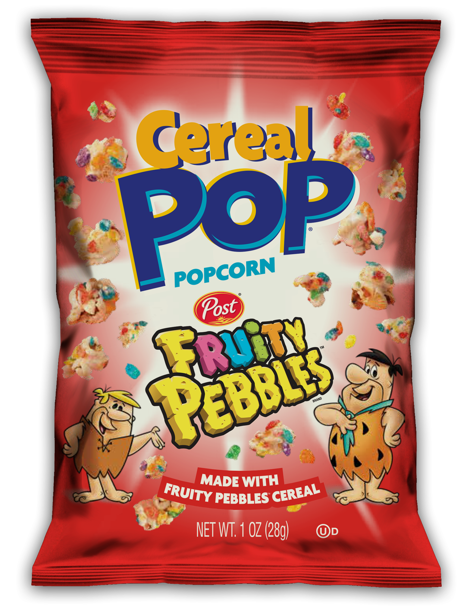 Cereal Pop Fruity Pebbles Popcorn 6 innerpacks per case 1.0 oz